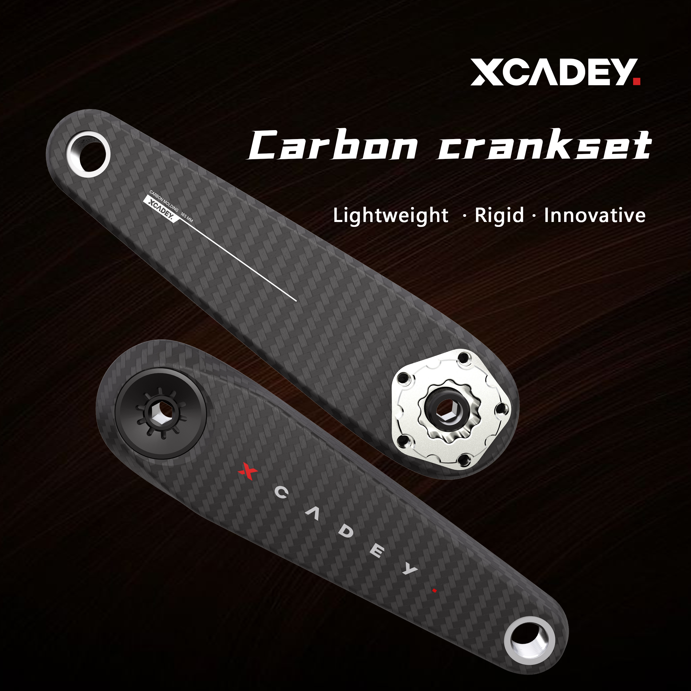 XCADEY VENTUS-XPOWER Carbon Power Meter Crankset – 110 BCD-4S