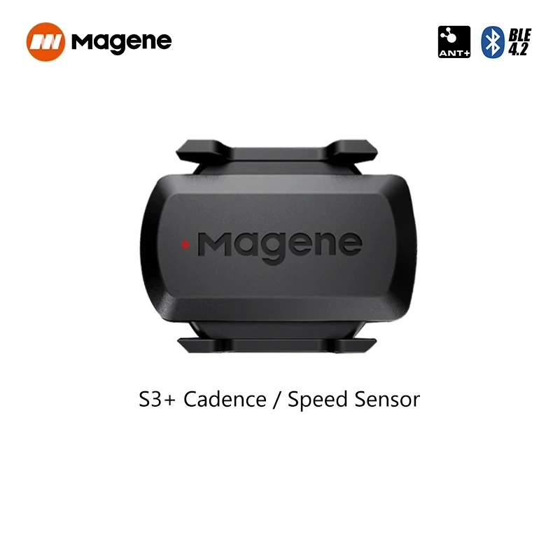Magene S3+ Bicycle Speed/Cadence Sensor and H64 Heart Rate Monitor ANT+Bluetooth Wireless Speedometer Bike Sensor