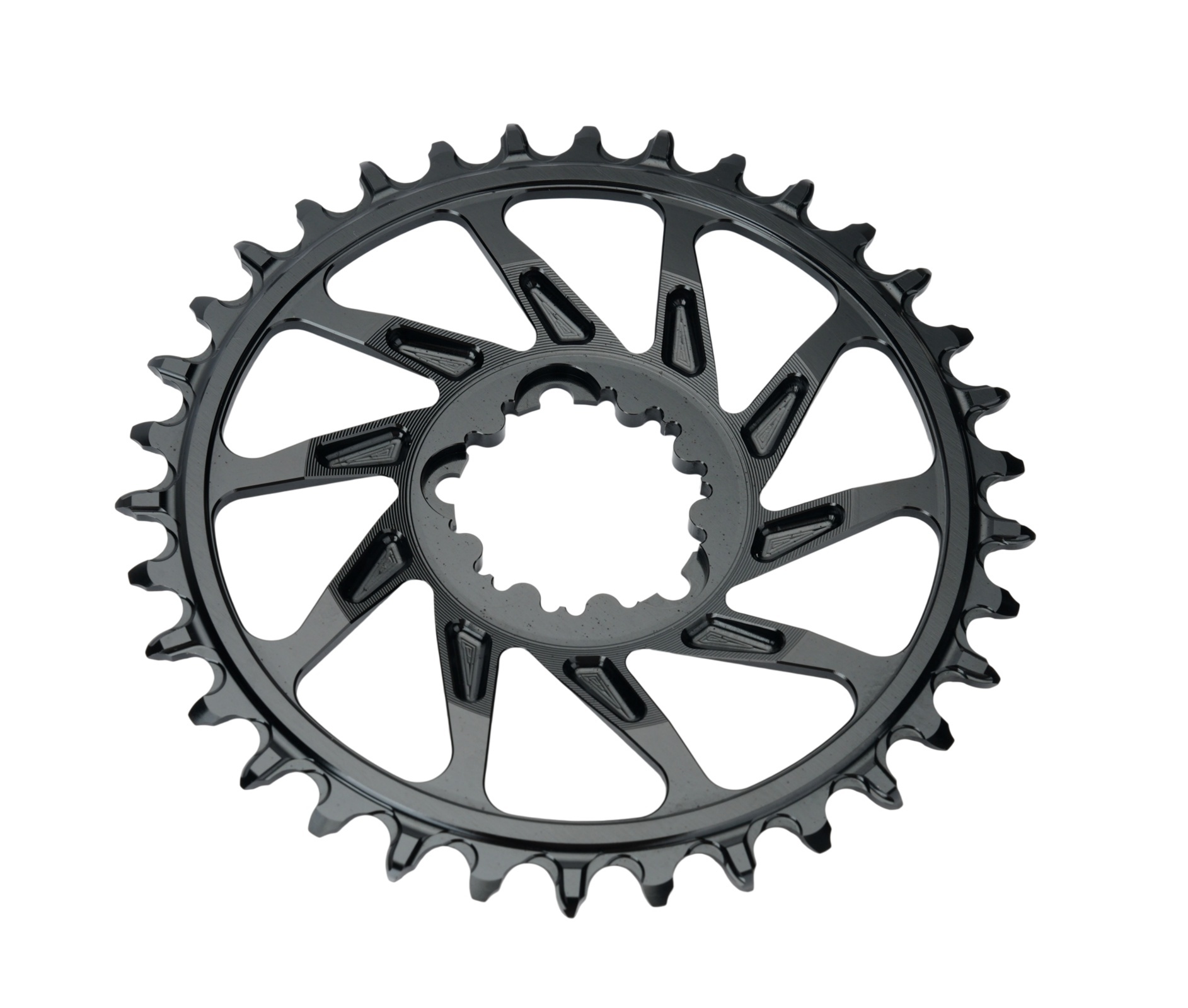 STONE Direct Mount Chainring 6mm offset 3 bolts interface GXP Narrow-Wide Single Chainring for MTB & Gravel Bike (26T-40T)