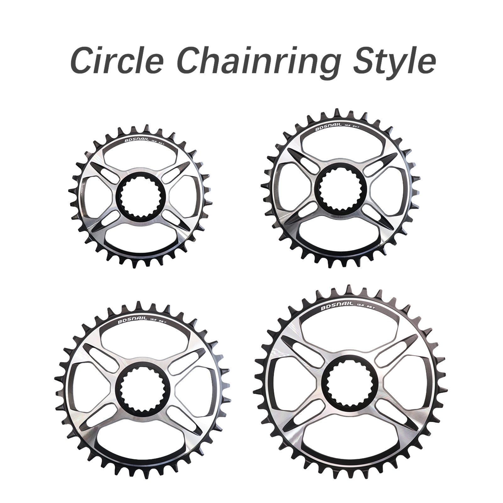 SNAIL MTB Direct Mount Chainring 28T-38T for Shimano M9100 M8100 M7100 M6100 12 Speed Narrow Wide Round Oval