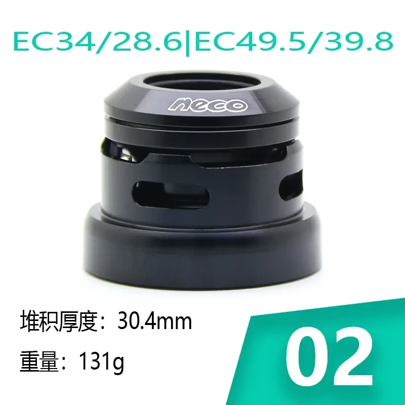 NECO Bearing Headset 49 50 49.5 49.7 MM 1.5 for Tapered Straight Fork Downhill Mtb TR AM FR DJ DH Headsets Road Bike  Bicycle