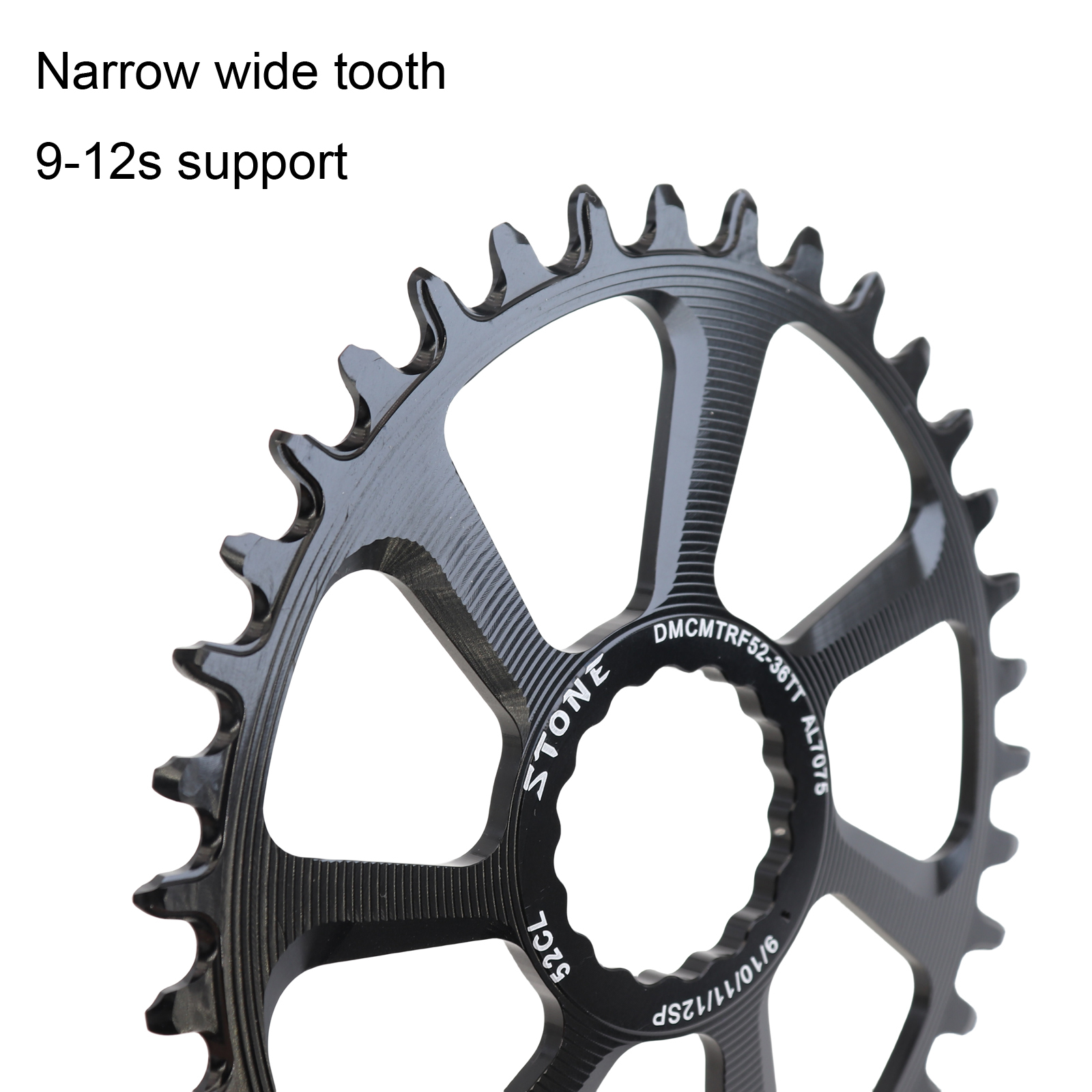 Stone Oval Chainring for RaceFace Next SL RF SIXC Turbine Atlas AEffect Cinch 30T 32 34 36 38T Narrow and Wide Direct Mount Boost 148