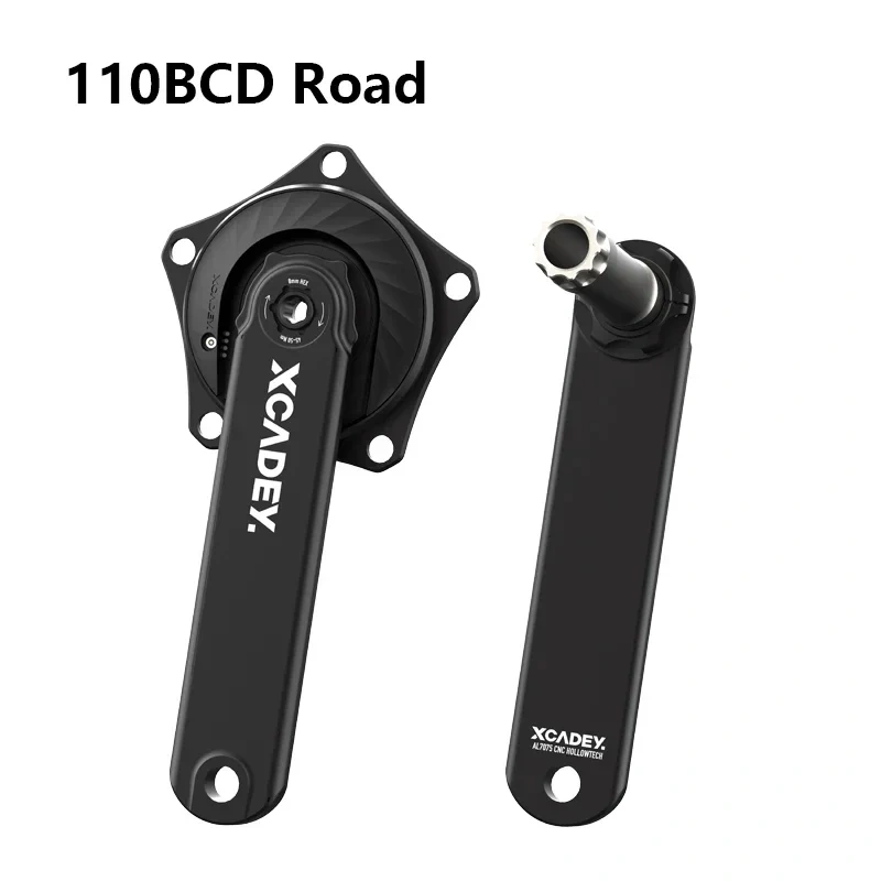NEW Model XCADEY POWER Meter Crankset 104 BCD-4s For MTB Mountain Bike 110 BCD/110 BCD-4S/144BCD For Road Bike Without Chainring