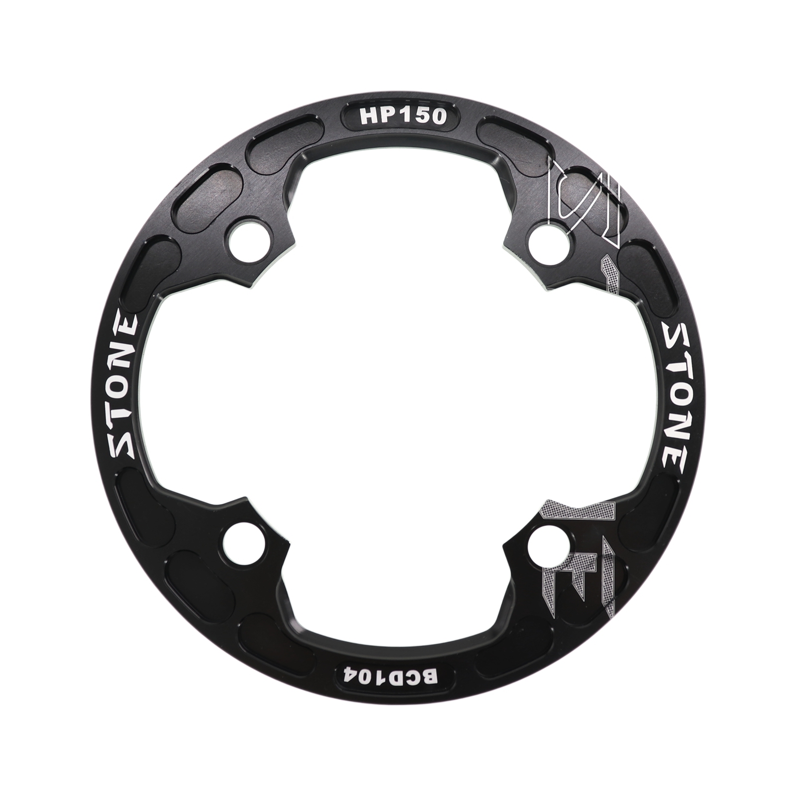 Stone 104BCD Chainring Guard Bash Protector MTB Bike Crank XC/AM/FR/DH 150 160mm for 30T 32T 34T 36T Chainring Cover
