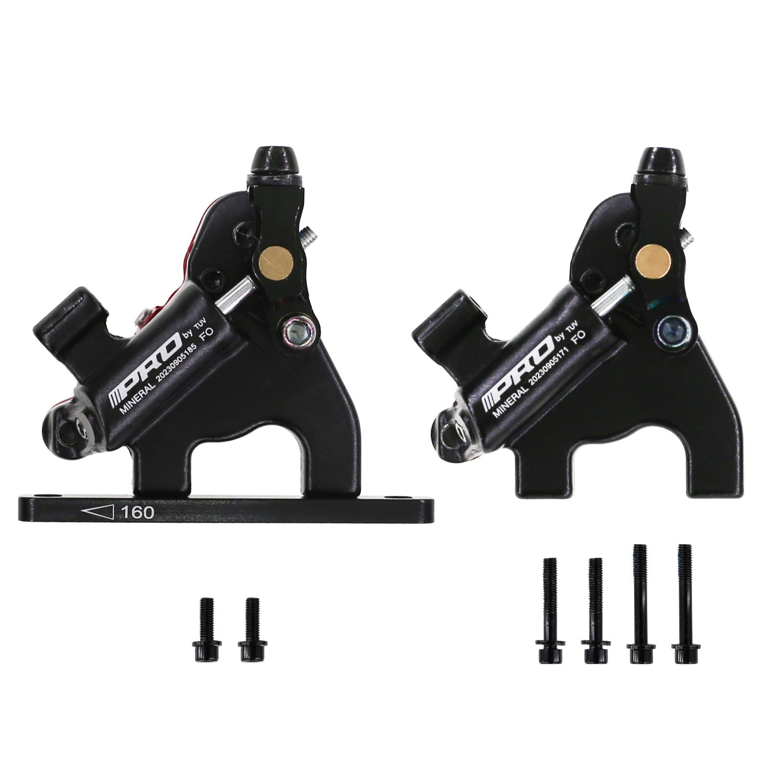 IIIPRO Road Bike Brake Caliper XTR Large Cylinder Oil Hydraulic Disc Brake Cable Pulling Brake Alu Uni Body 2 Pistons