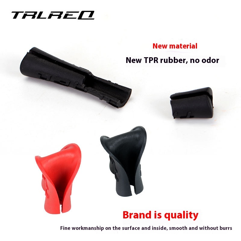 TRLREQ Bicycle Frame Paint Protection Sleeve for Brake and Gear Shift Cables, Anti-Scratch Open Ended Rubber Sleeve