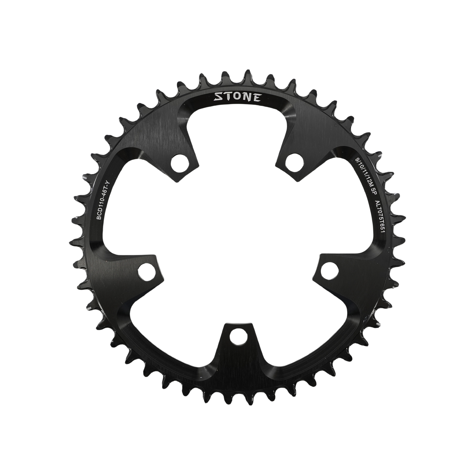 Stone Chainring Round 110BCD for Force Red Rival S350 S900 32 36 38 40 42 46 48 58 60T Tooth Road Bike for Sram CX Gravel Quarq