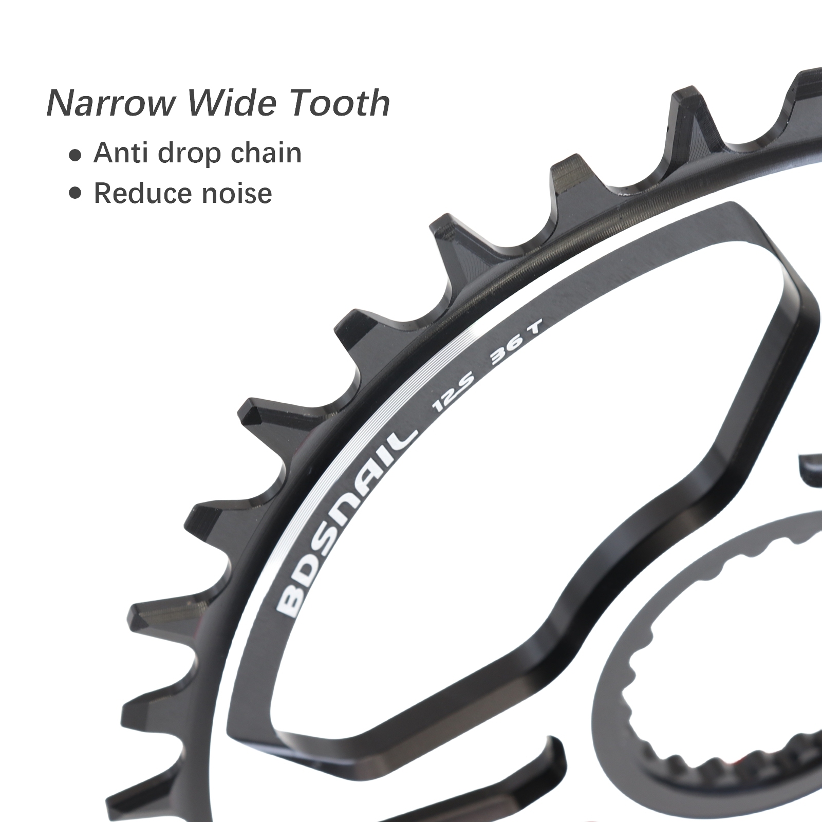SNAIL MTB Direct Mount Chainring 28T-38T for Shimano M9100 M8100 M7100 M6100 12 Speed Narrow Wide Round Oval