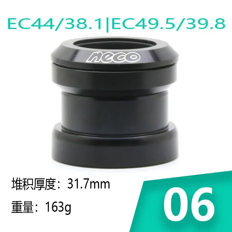 NECO Bearing Headset 49 50 49.5 49.7 MM 1.5 for Tapered Straight Fork Downhill Mtb TR AM FR DJ DH Headsets Road Bike  Bicycle