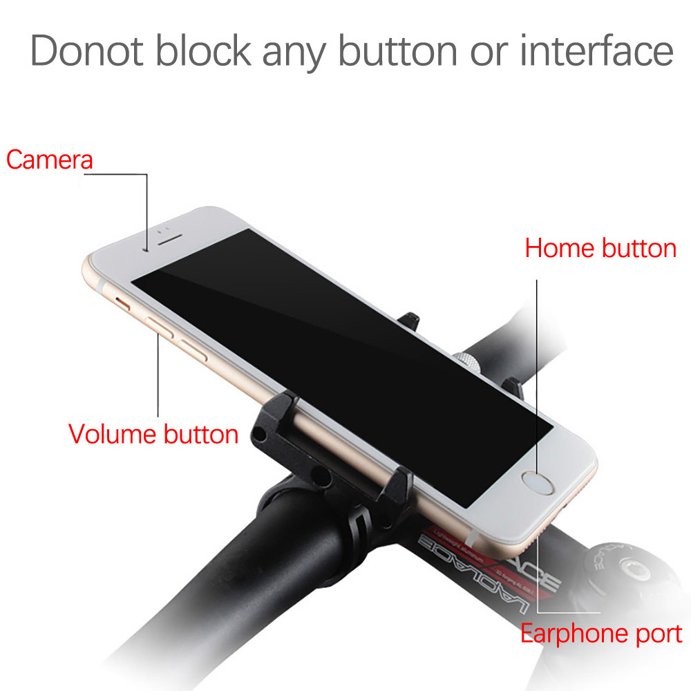 GUB G-85 Alloy Bicycle Phone Holder Motorcycle Handle Phone Mount Handlebar Extender Phone Holder For iPhone etc Device