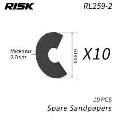 RL259-2 - Spare Sandpapers, 10 Pieces