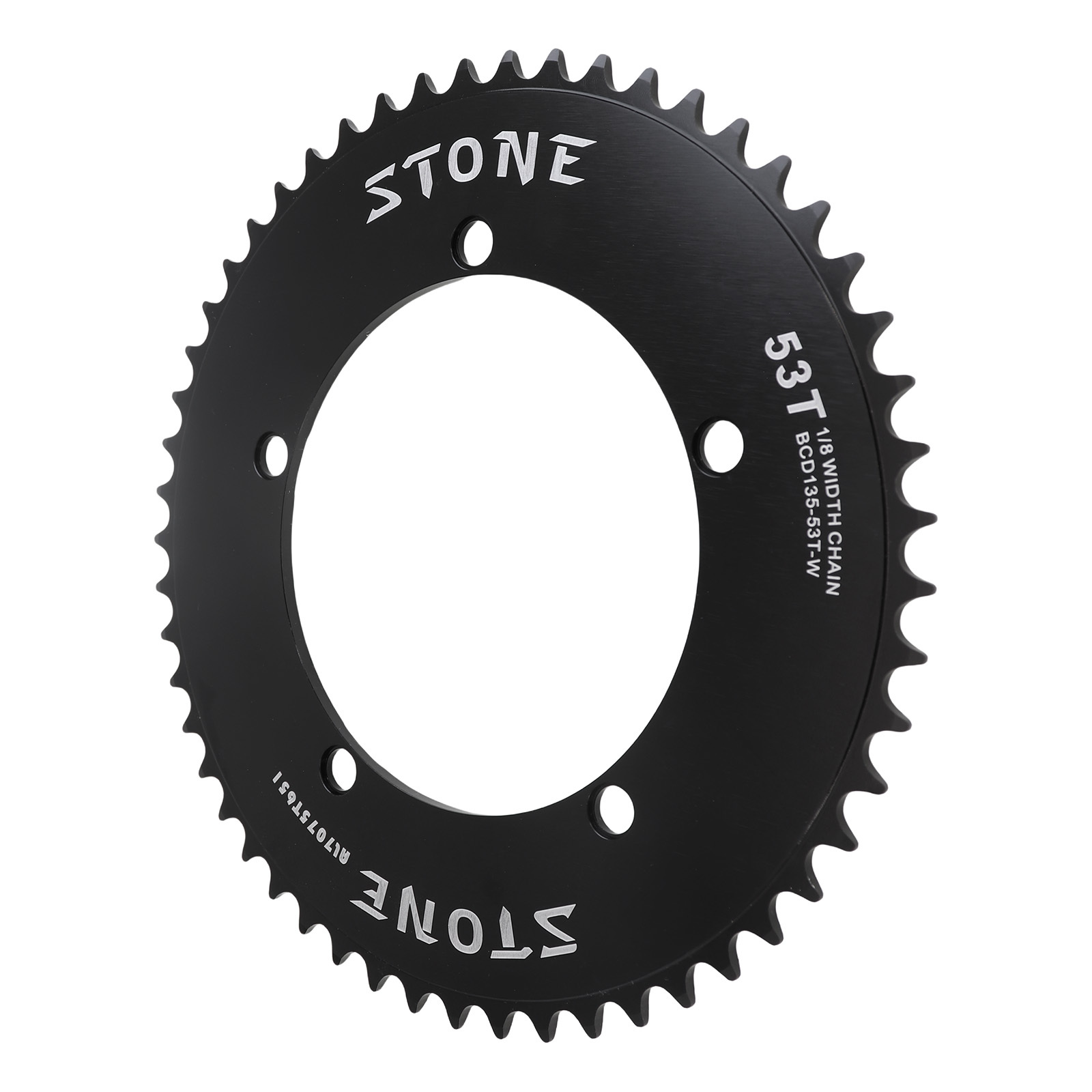Stone 135BCD Chainring for Campagnolo CP Fixed Gear Track Bike Fixie Single Speed 43T-60T for 1/2" x 1/8" Chain