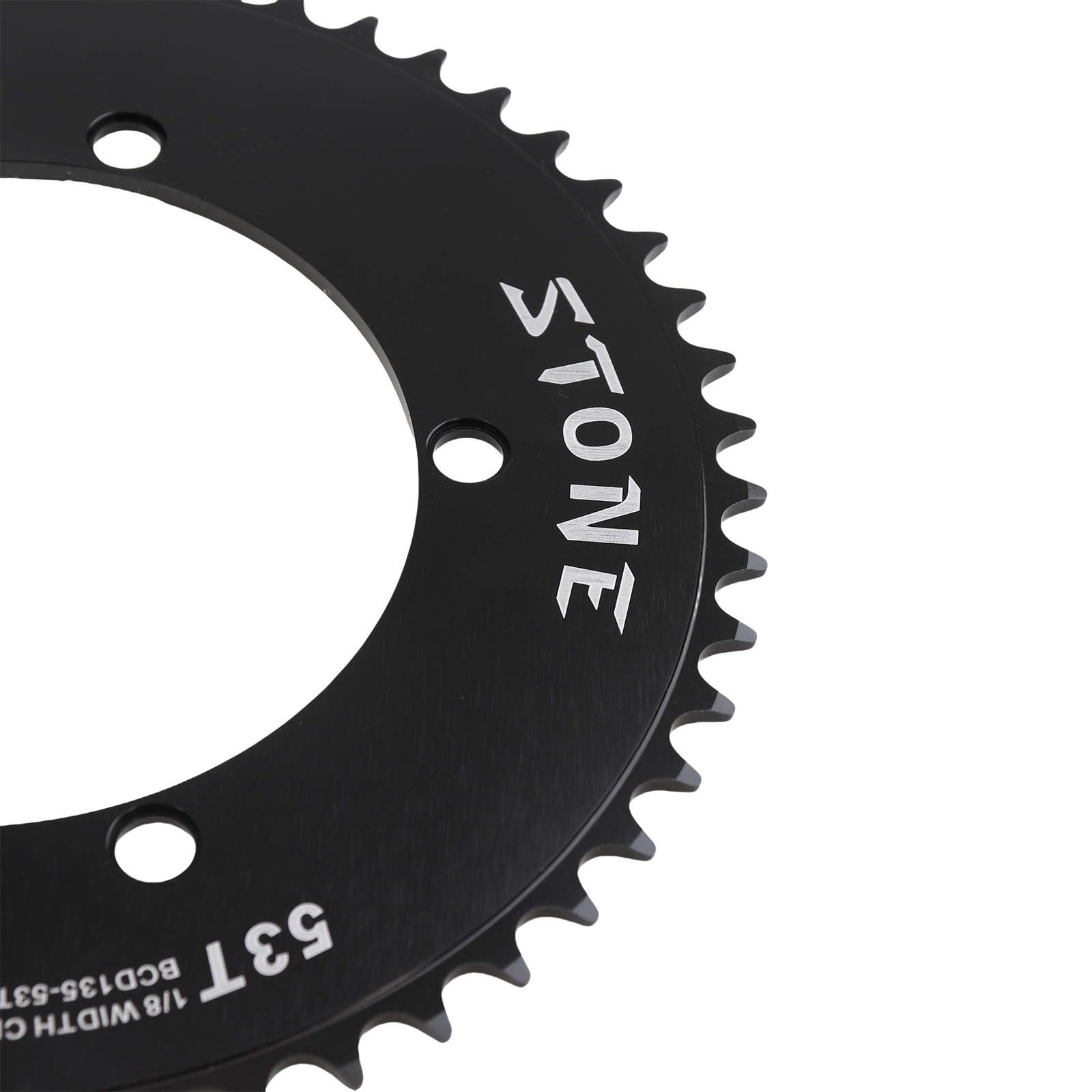 Stone 135BCD Chainring for Campagnolo CP Fixed Gear Track Bike Fixie Single Speed 43T-60T for 1/2" x 1/8" Chain