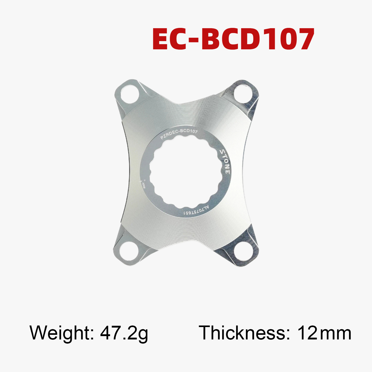 STONE 107BCD Bike Double Chainring Round 2X for Sram FORCE ETAP Flattop AXS 12S 46T 48T 33 35T 50T 37T 52T 39T 54T 41T Circle