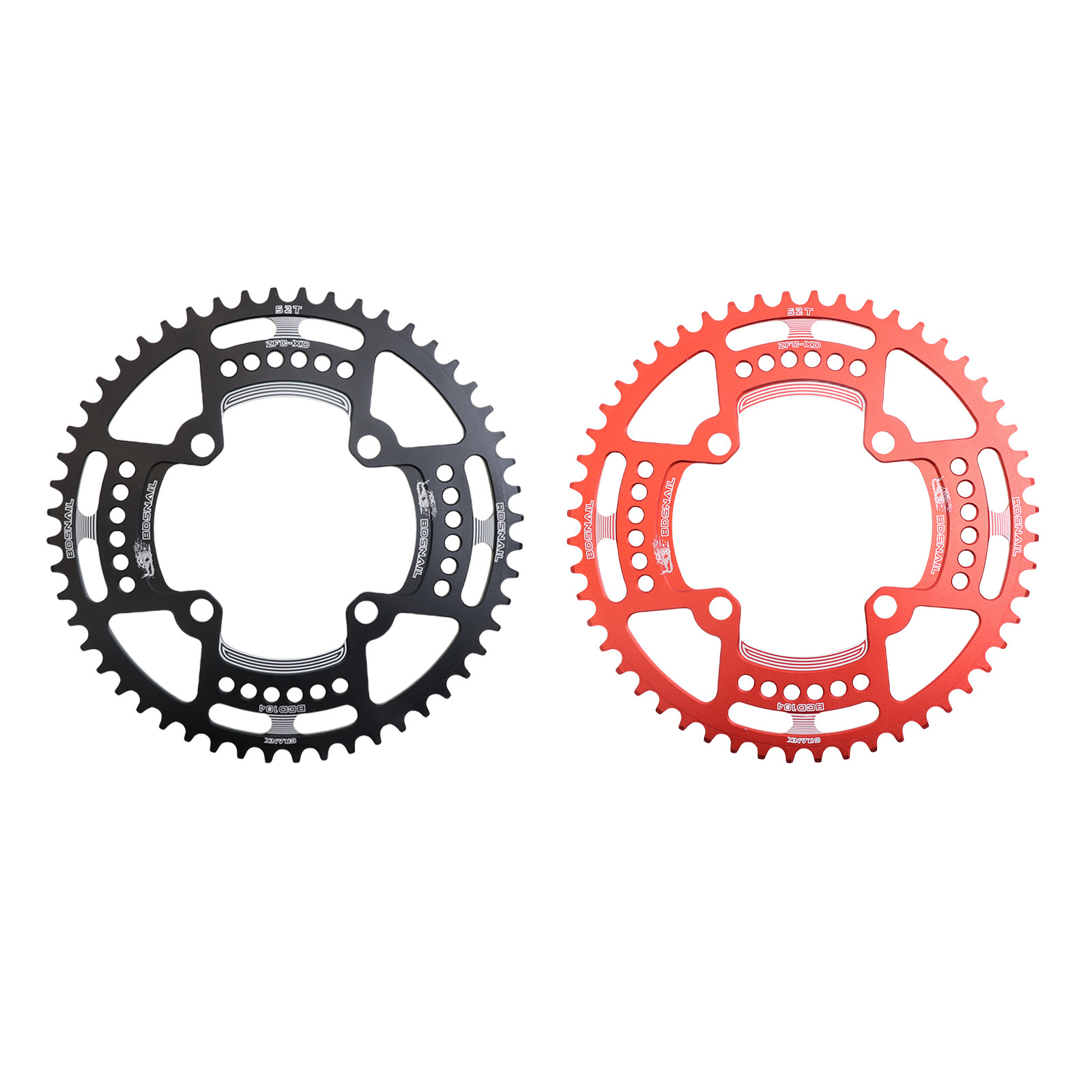 SNAIL Chainring 104BCD Round 30t 32t 34t 36t 38t 52 tooth Narrow n Wide Ultralight Tooth Plate MTB Mountain Bike 104 BCD Chainwheel