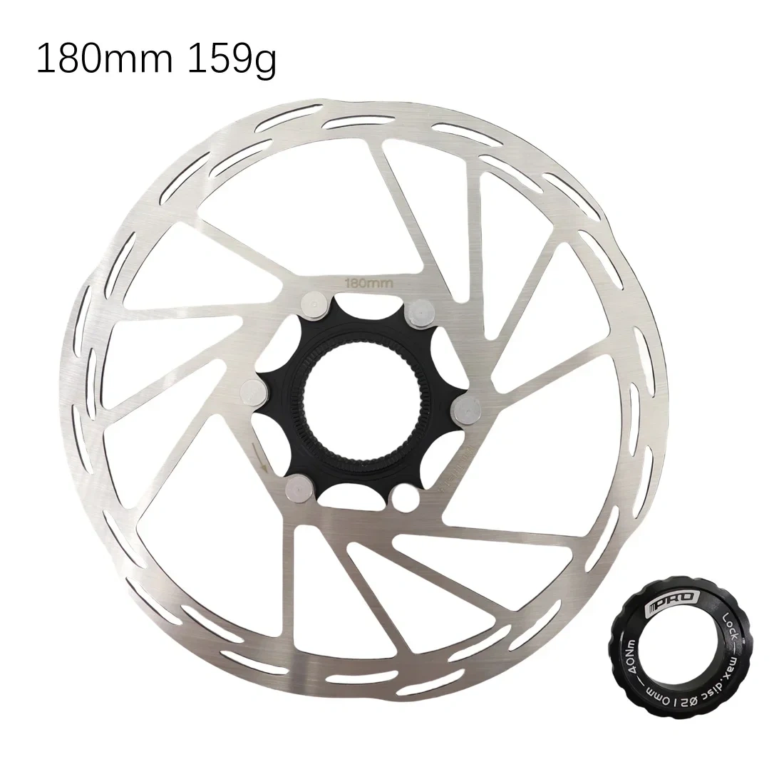 IIIPRO Bike Center Lock Disc Brake Rotor 140 160 180mm 203mm MTB Road Mountain Cooling Brake Disc And Lock Ring centerlock