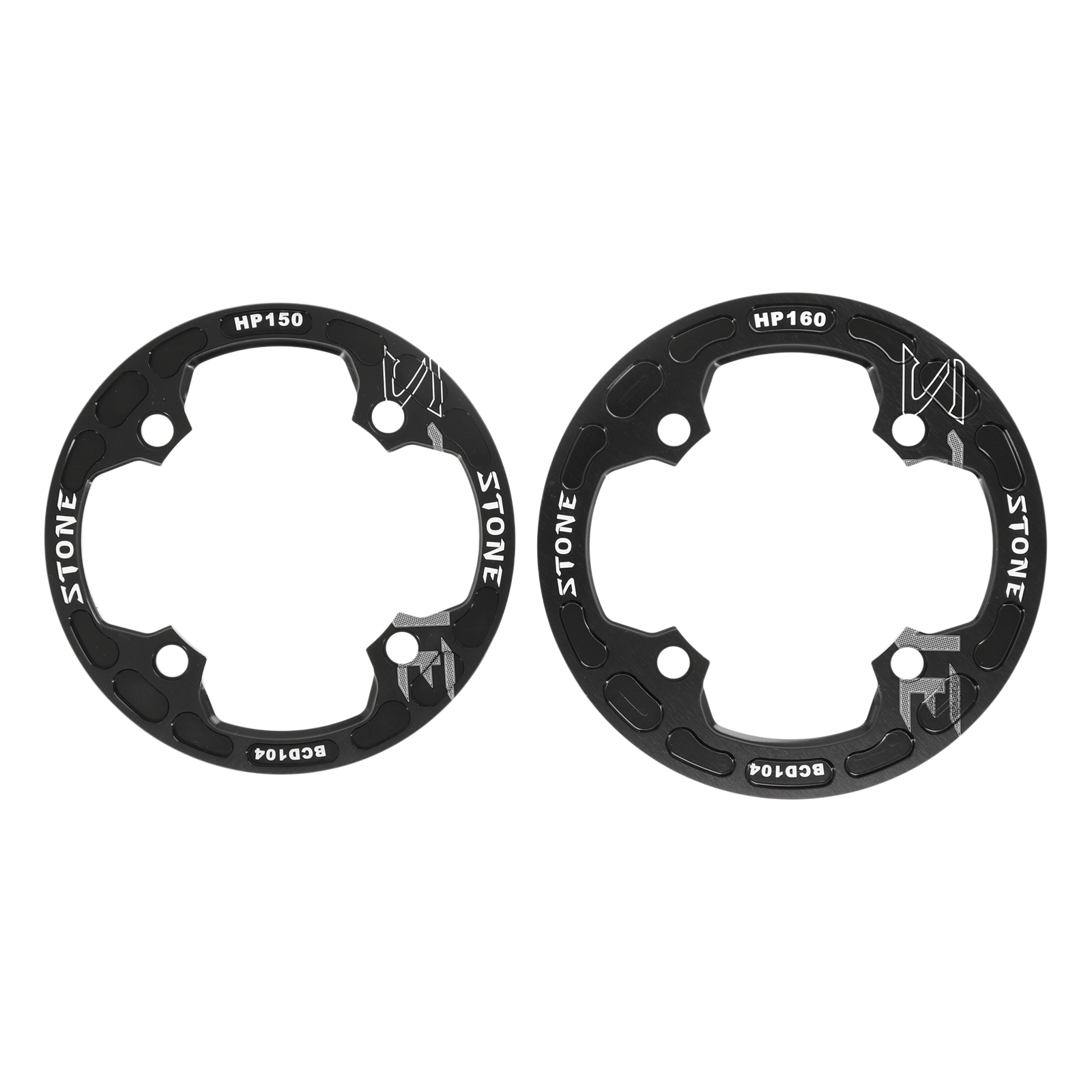 Stone 104BCD Chainring Guard Bash Protector MTB Bike Crank XC/AM/FR/DH 150 160mm for 30T 32T 34T 36T Chainring Cover