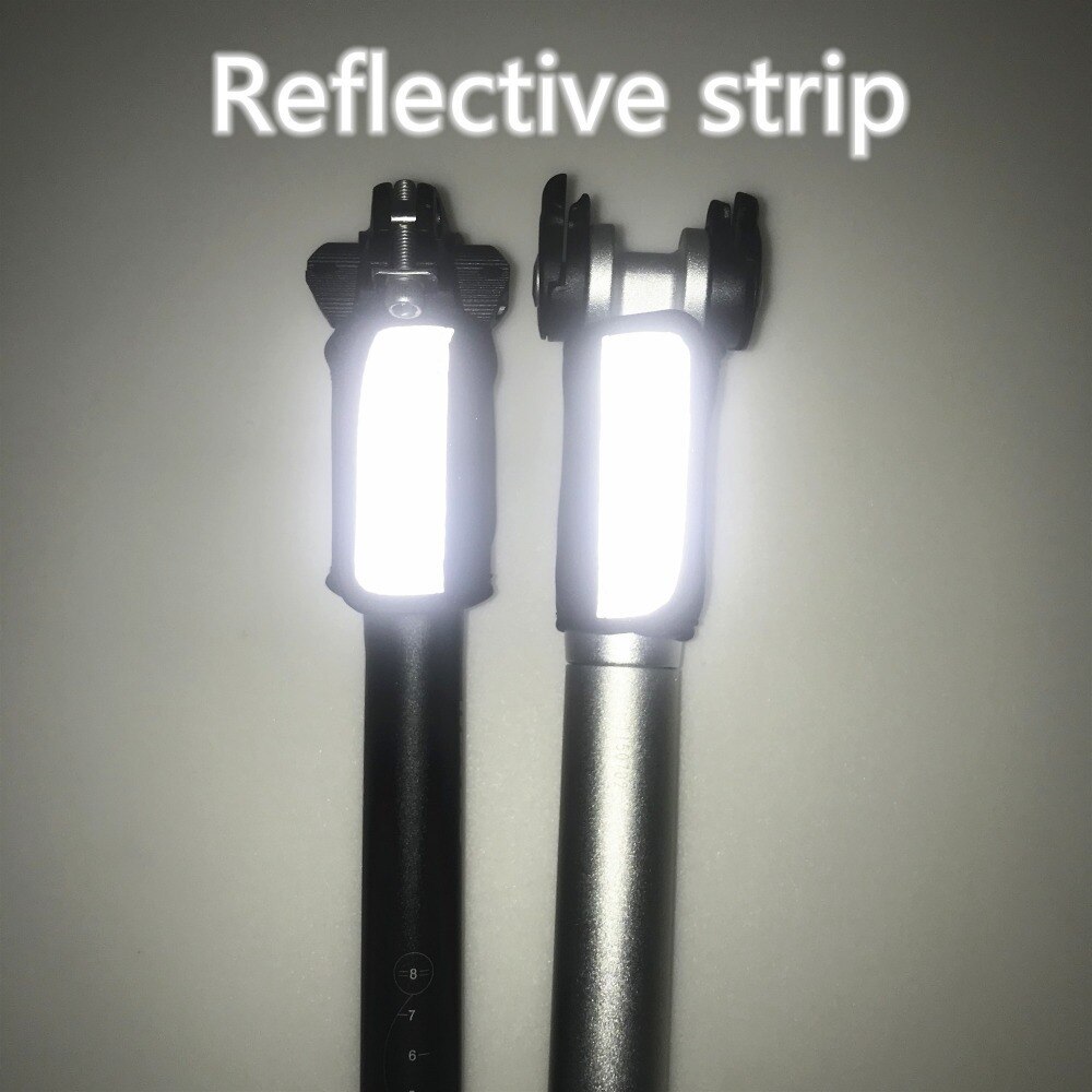 Generic Seatpost protective Cover Reflective Finger for Suntour NCX Tmars Suspension Seatpost Black  Protective Case Seat post
