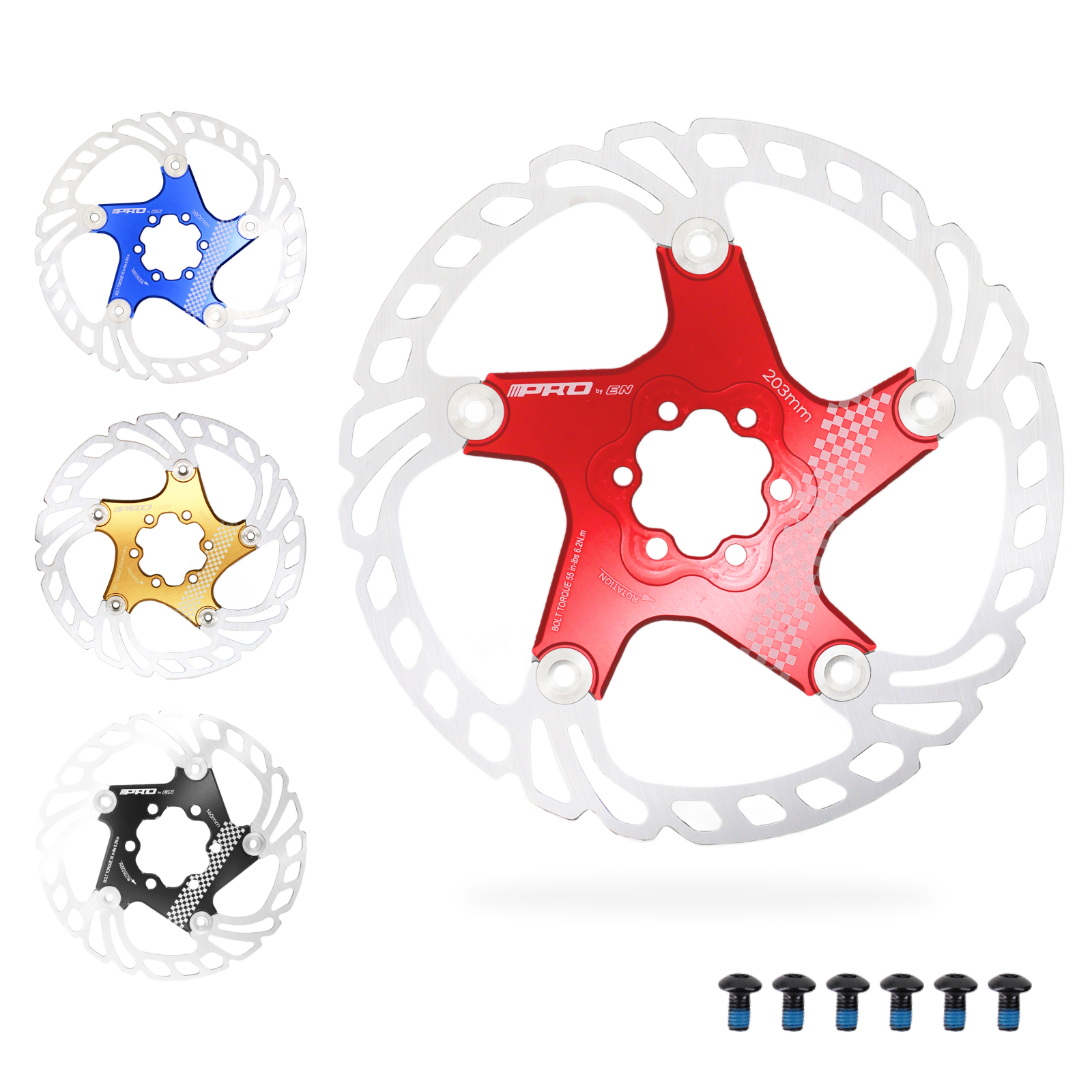 IIIPRO MTB bike floating brake disc rotor hydraulic brake disc 160 180 203 140 e scooter disc rotor G3 centerline CX DH downhill