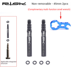 Non-removable - 45mm 2pcs