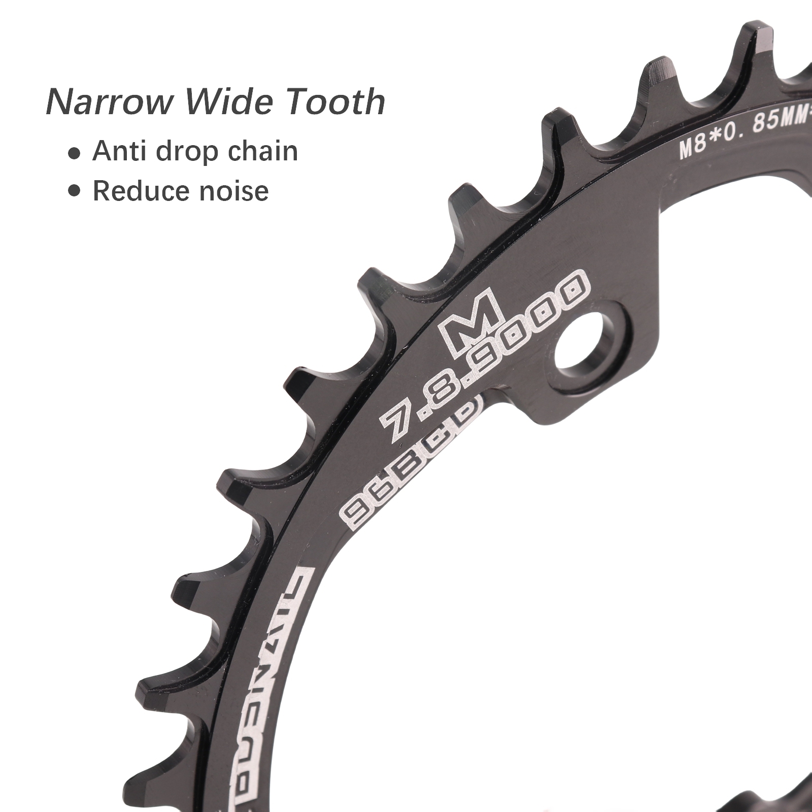Snail Chainring 96bcd Oval for Shimano M7000 M8000 M9000 M5100 30 32T 34T 36T 38T 96 BCD Narrow Wide  asymmetric MTB Bike ChainWheel Tooth Plate