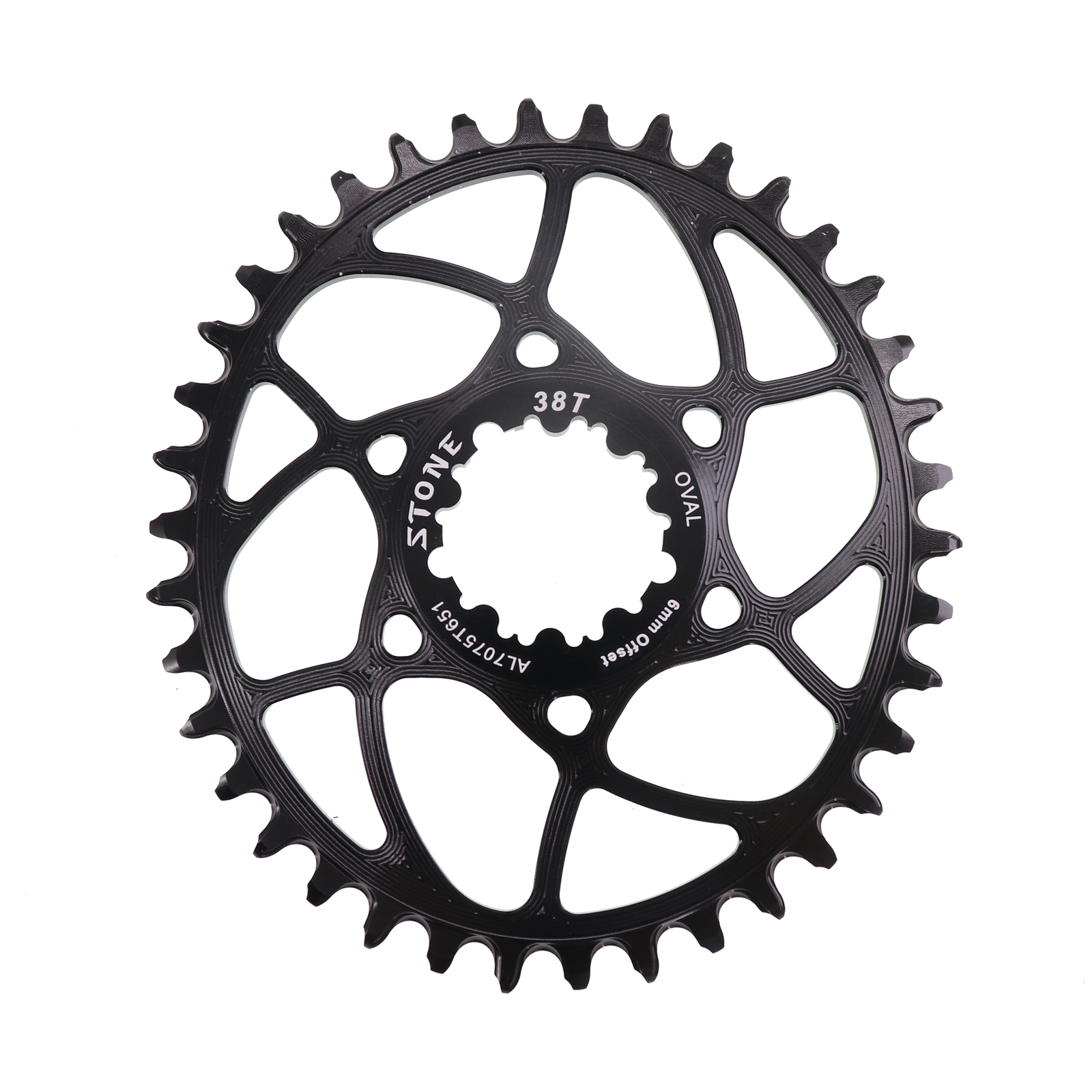 Stone Oval Chainring Direct Mount 6mm Offset for GXP XX1 Eagle X01 X1 X0 X9 for Sram 28T 30T 32T 34T 36 38 MTB Road Bike 6 mm