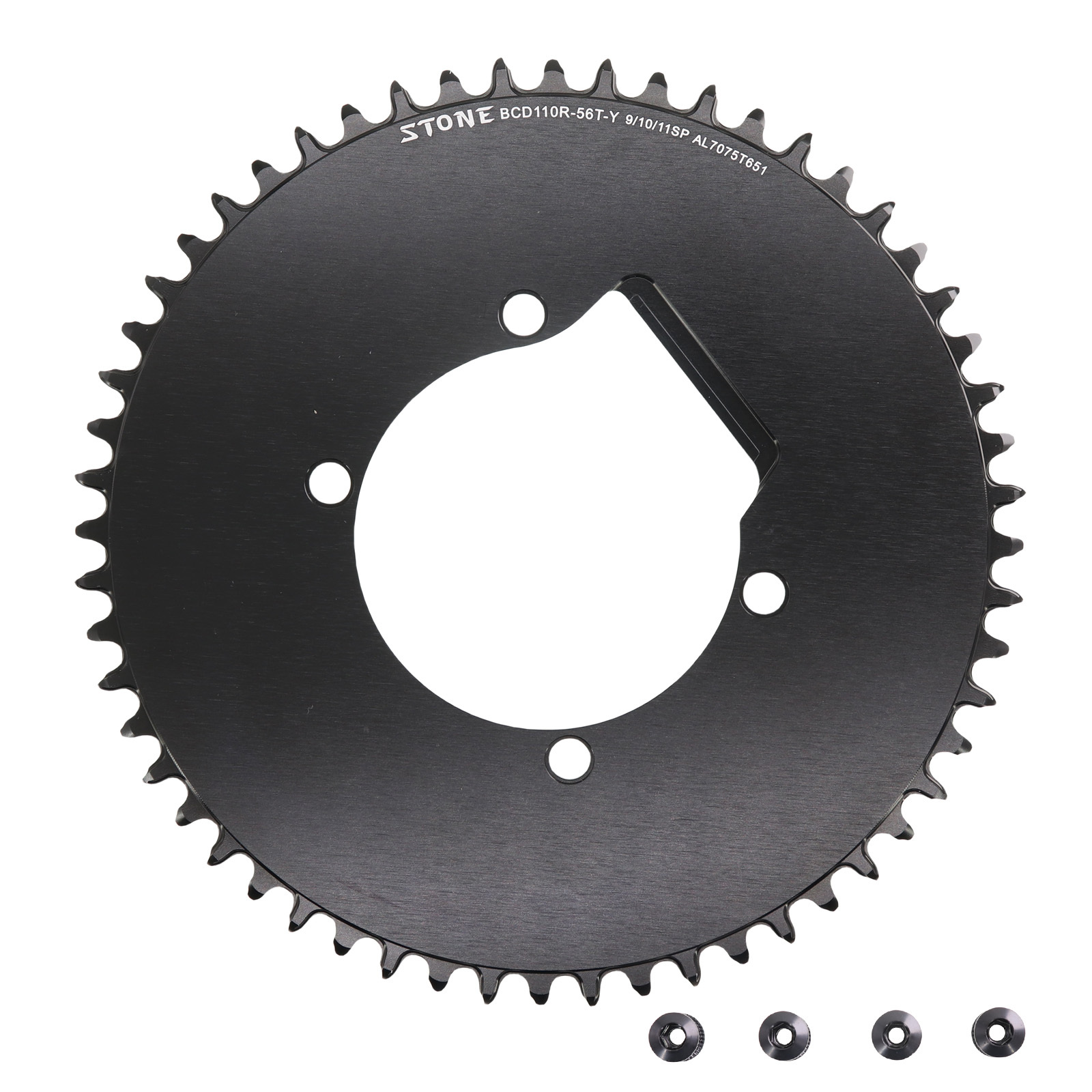 Stone Round Chainring 110BCD for Shimano 105 R7000 UT R8000 DA R9100 42 46T 48 50T 56 58T 60 62 64 66 68 70T Road Bike 9-12 Speed 12s