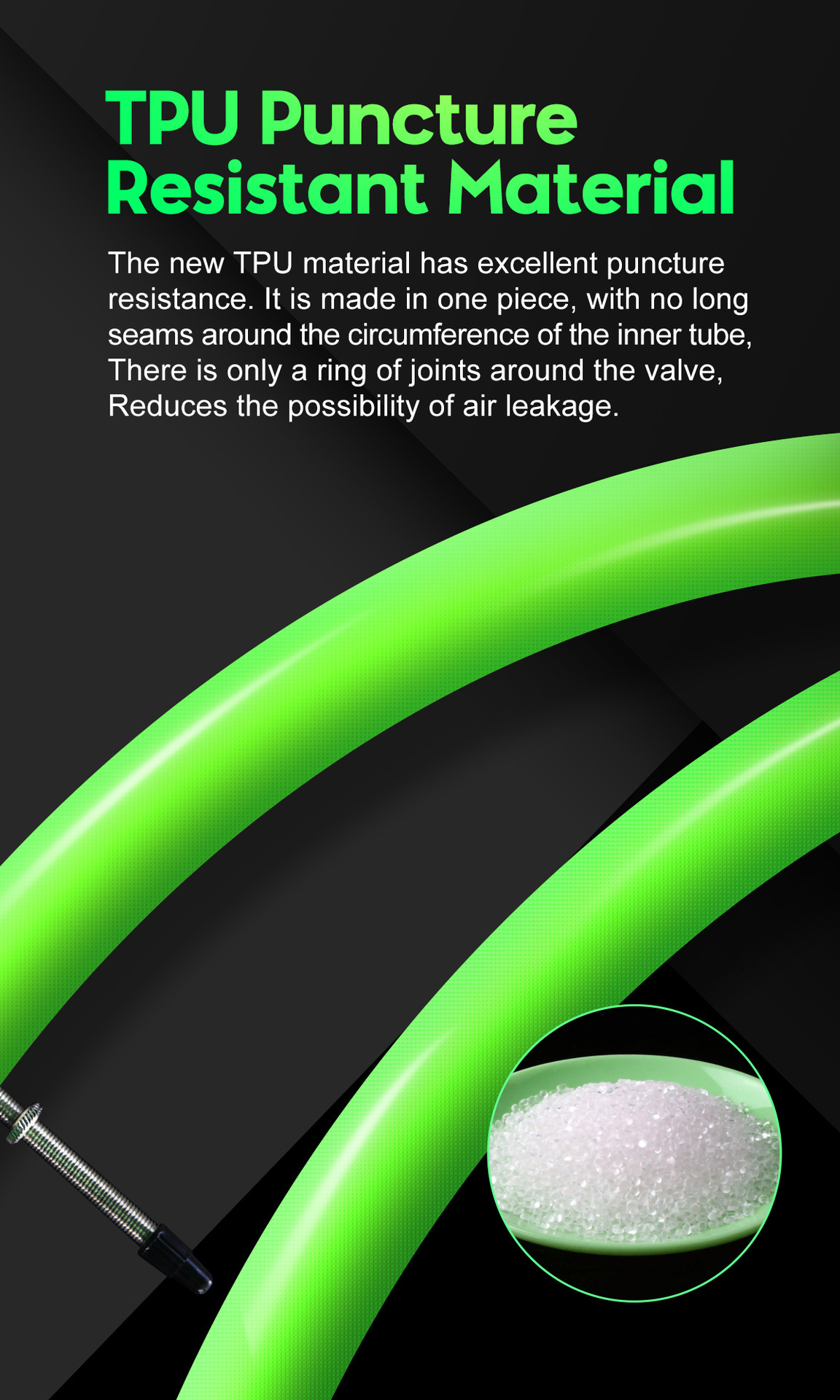 CYCLAMI Bike Inner Tube 26 27.5 29 Inches MTB Bicycle TPU Material Tire 45mm French Valve Super Light Anti-Oxidation