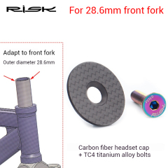 28.6 Headset Cap + Titanium Alloy Screws