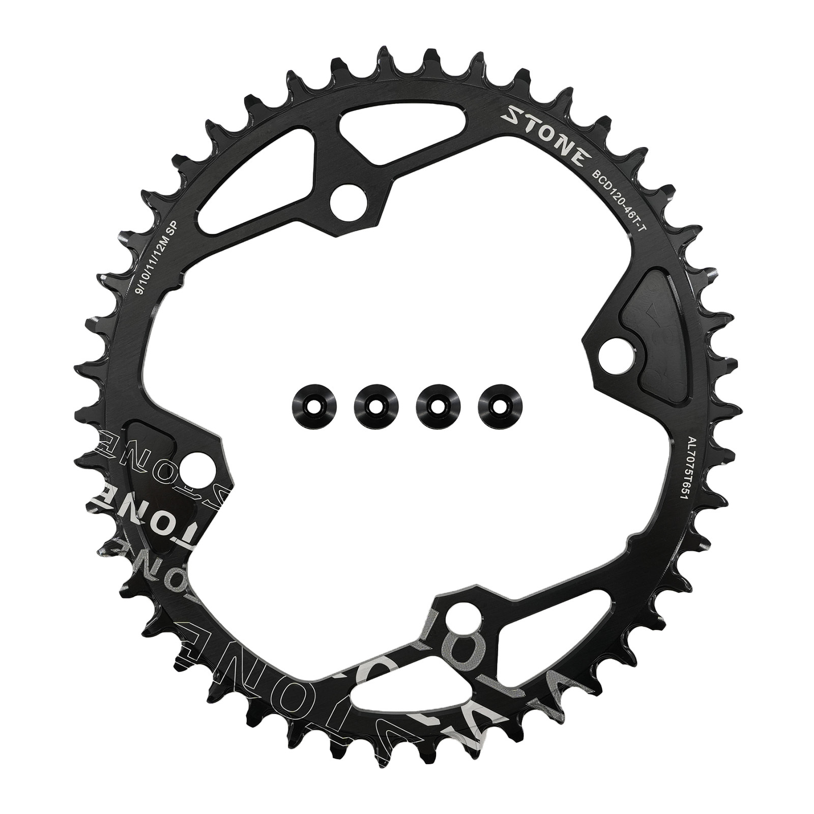 Stone Bike Oval Chainring 120BCD 36t 38T 40T 42T 44 46T 48 50T Road MTB Bike Chainwheel Tooth Plate for Sram XX X9 120 bcd