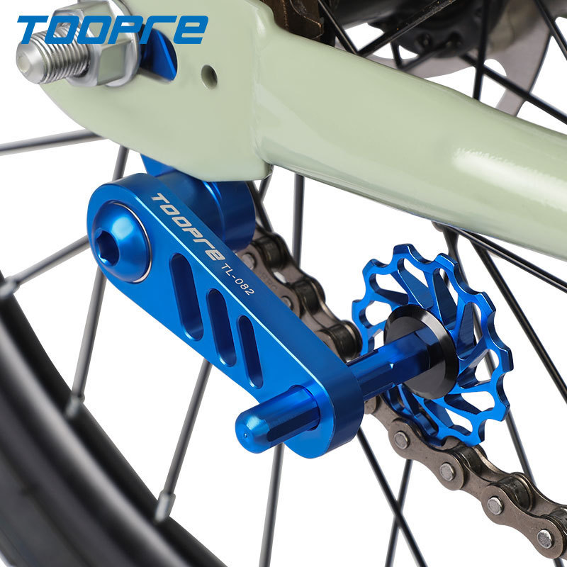 TOOPRE TL-082 Adjustable Single-Speed Chain Tensioner, 11T Bearing Pulley, 5 Colors