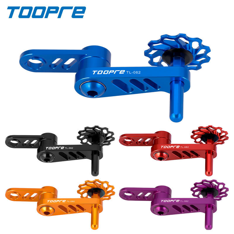 TOOPRE TL-082 Adjustable Single-Speed Chain Tensioner, 11T Bearing Pulley, 5 Colors