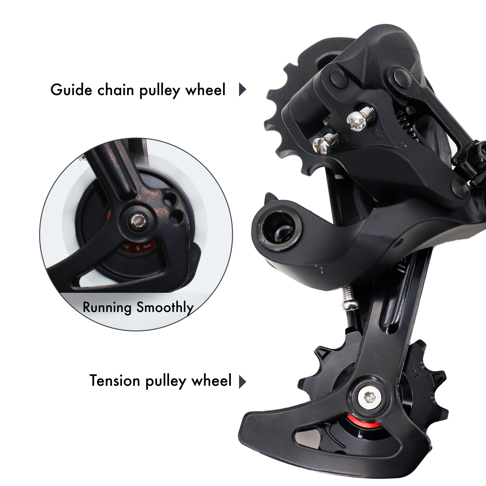 DJC 12 Speed Bike Ceramic Bearing Pulley Wheel Guide Roller Jockey 11T 12T 13T 14T MTB Road Bike  for Shimano for Sram 12s AXS Flattop