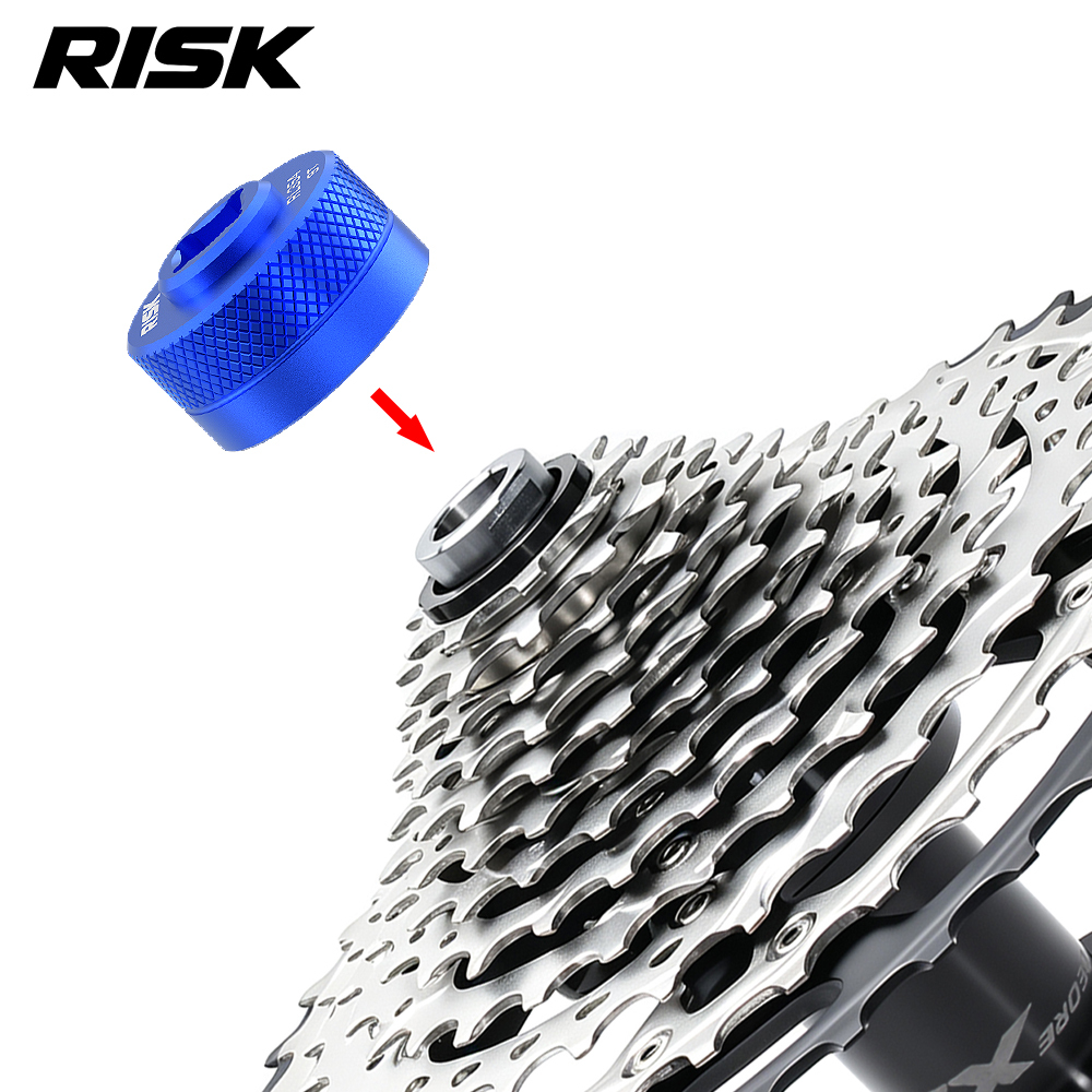 RISK RL354 9T Cassette Lockring Tool for Shimano XTR M9200 / XT M8200, RL327 Holder Option