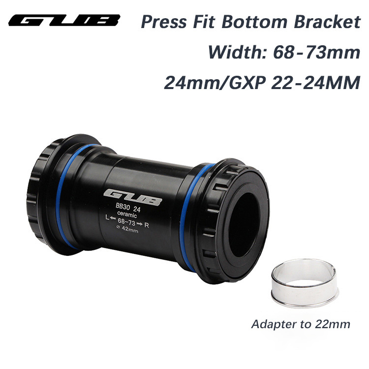 GUB BB30/24 Press-fit Ceramic bearing Bottom Bracket for Shimano 24mm Sram 22-24mm Bike parts BB Ceramic aluminum MTB Road bottom bracket