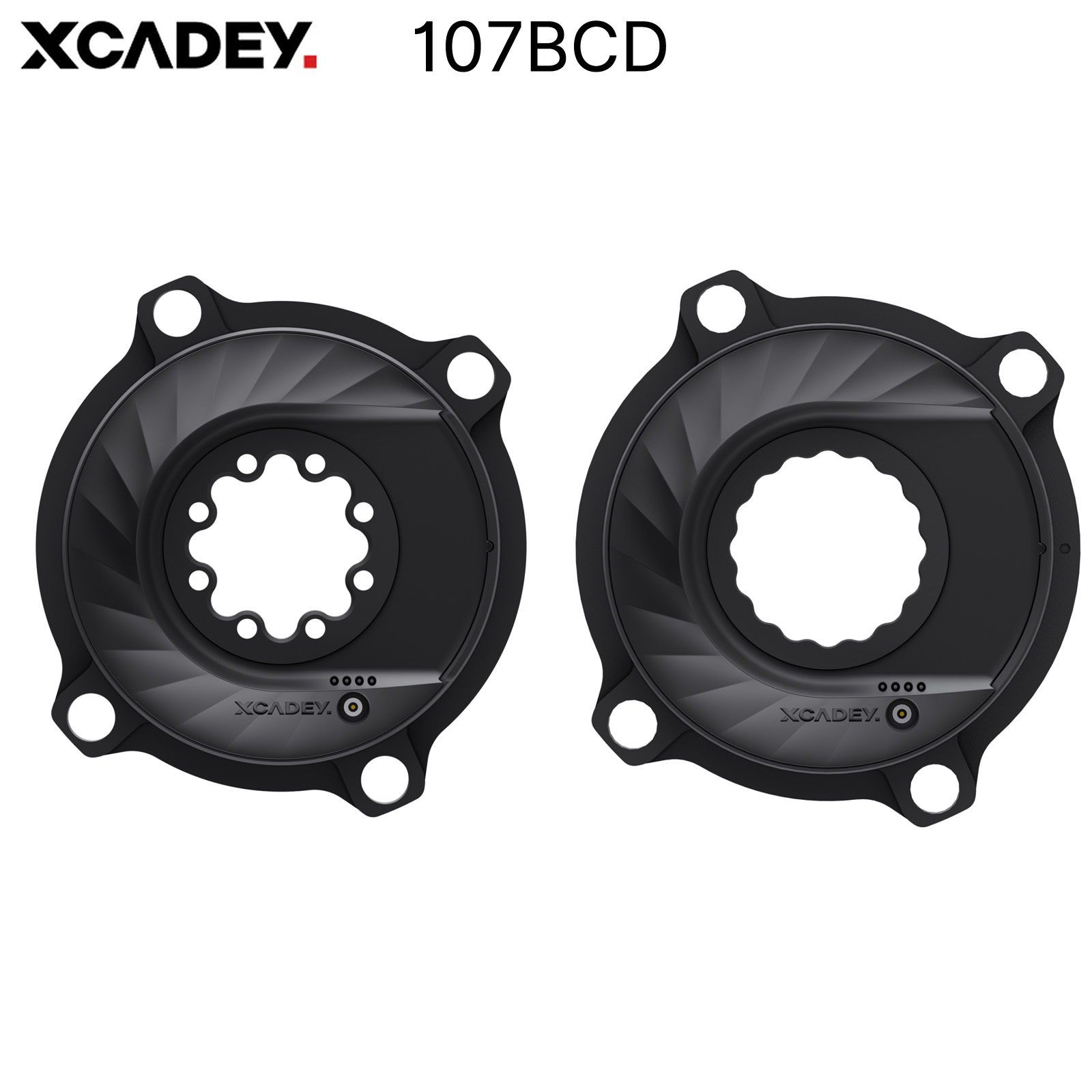 XCADEY XPOWER-S Powermeter Power Meter GEN2 for SRAM 8-bolt for QUARQ, FORCE AXS, RED AXS, RED 22 to 107BCD AXS Flattop