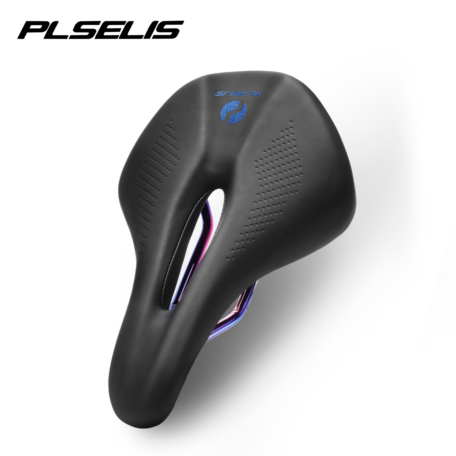 PLSELIS Bicycle Saddle Hollow Comfort Seat for MTB Road Bike Folding Bike Memory Foam Cushion Waterproof Cover