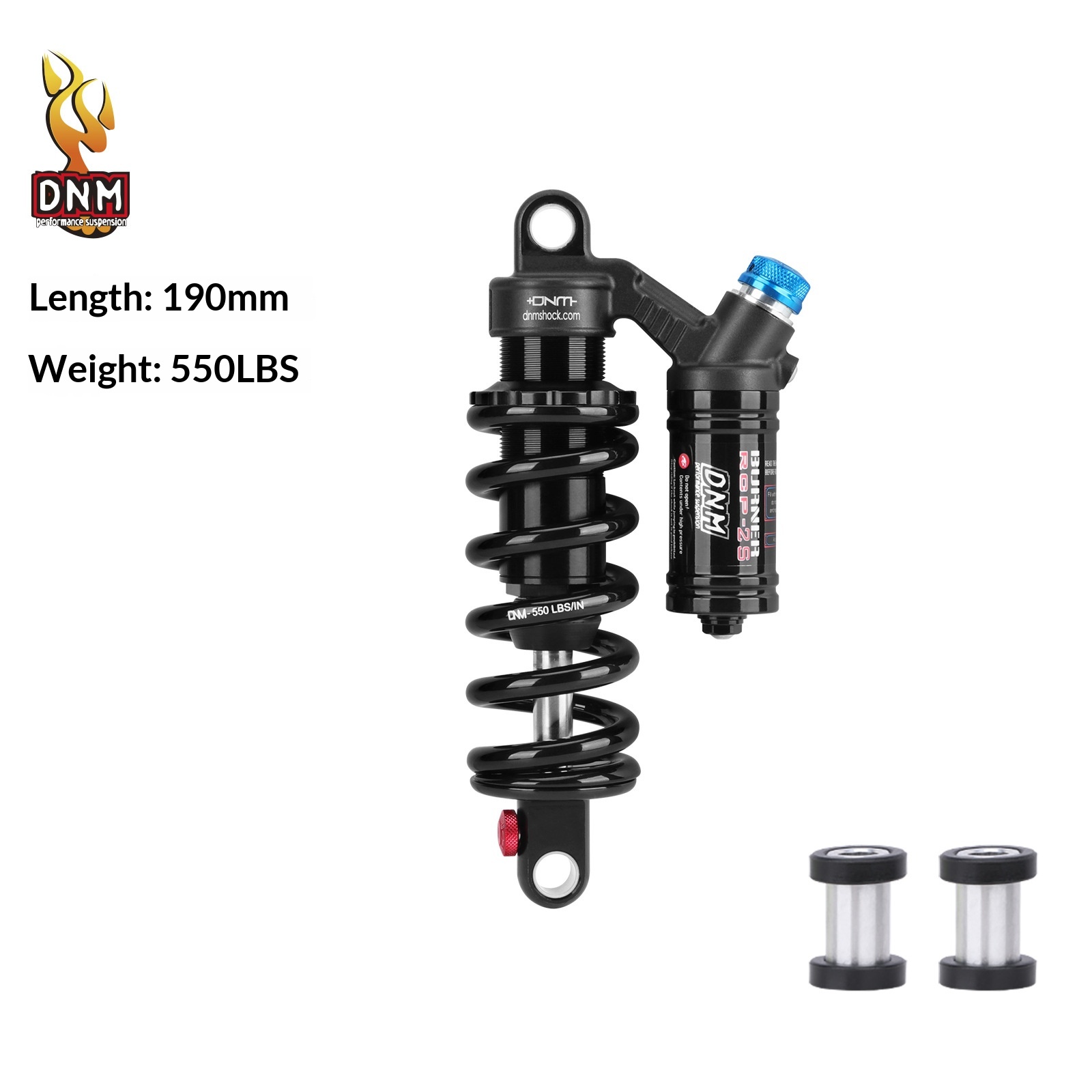 DNM RCP2S Coil Rear Shock Absorber RCP2S 190/200/210/220/230/240/265mm for MTB E-Bike Electric Motorcycle
