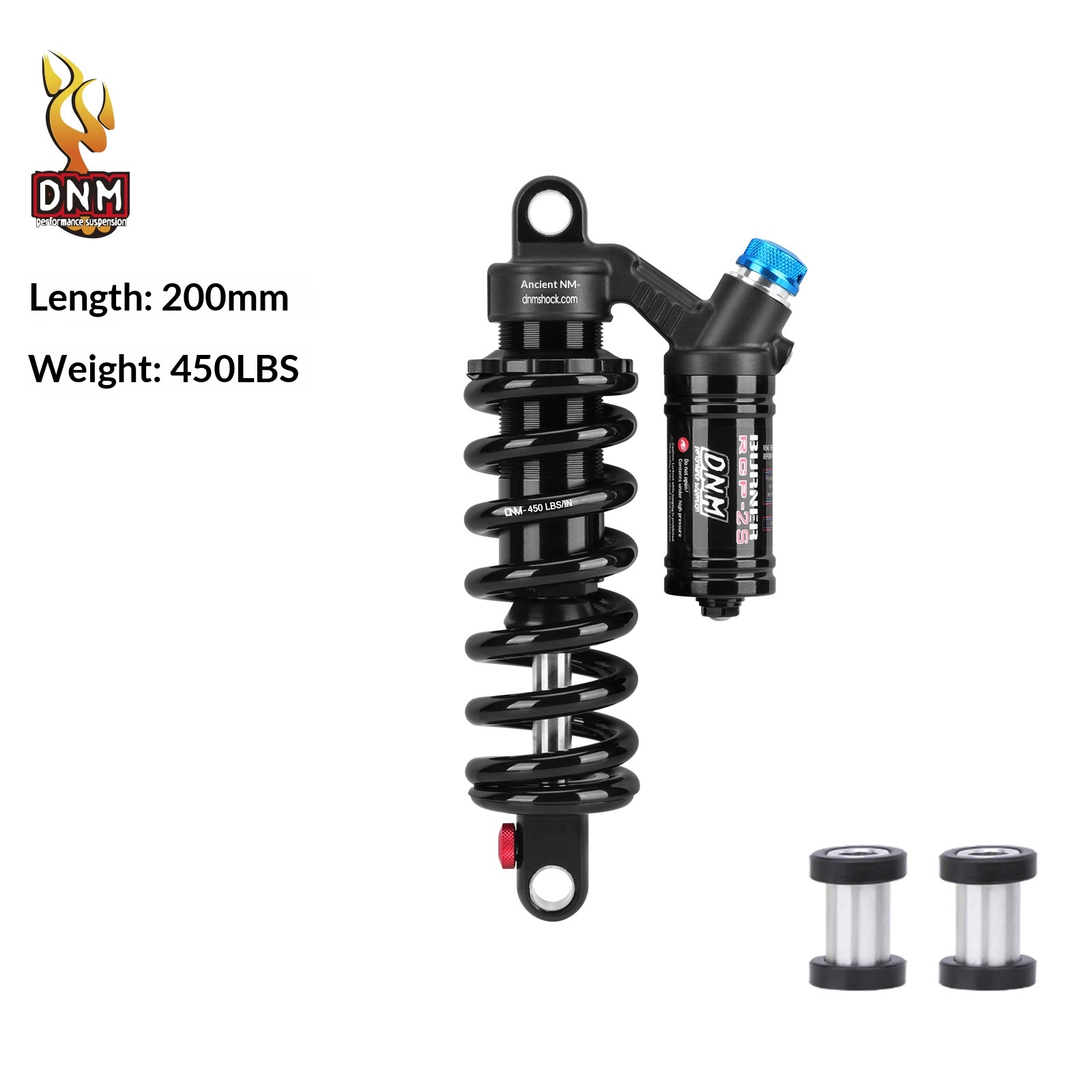 DNM RCP2S Coil Rear Shock Absorber RCP2S 190/200/210/220/230/240/265mm for MTB E-Bike Electric Motorcycle