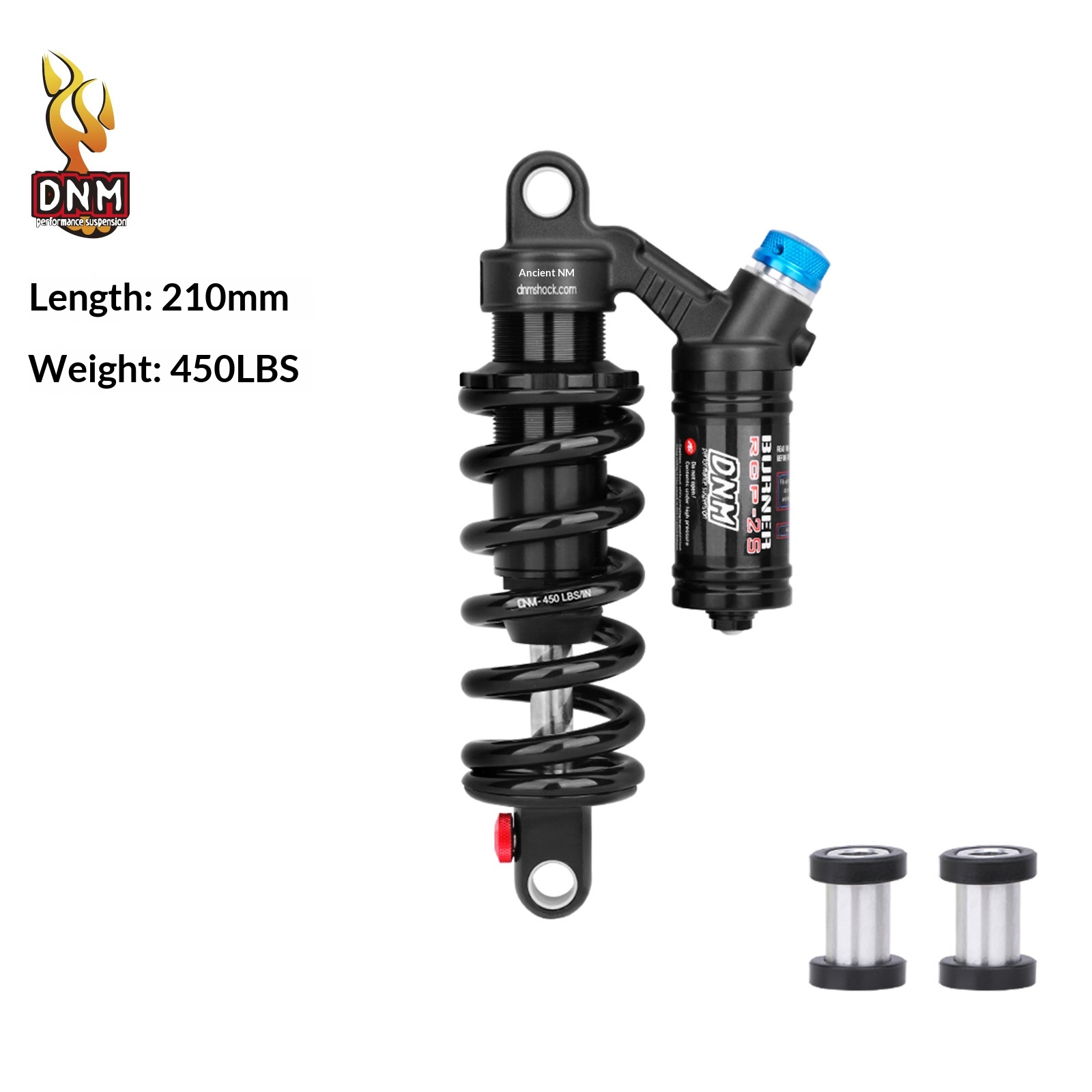 DNM RCP2S Coil Rear Shock Absorber RCP2S 190/200/210/220/230/240/265mm for MTB E-Bike Electric Motorcycle