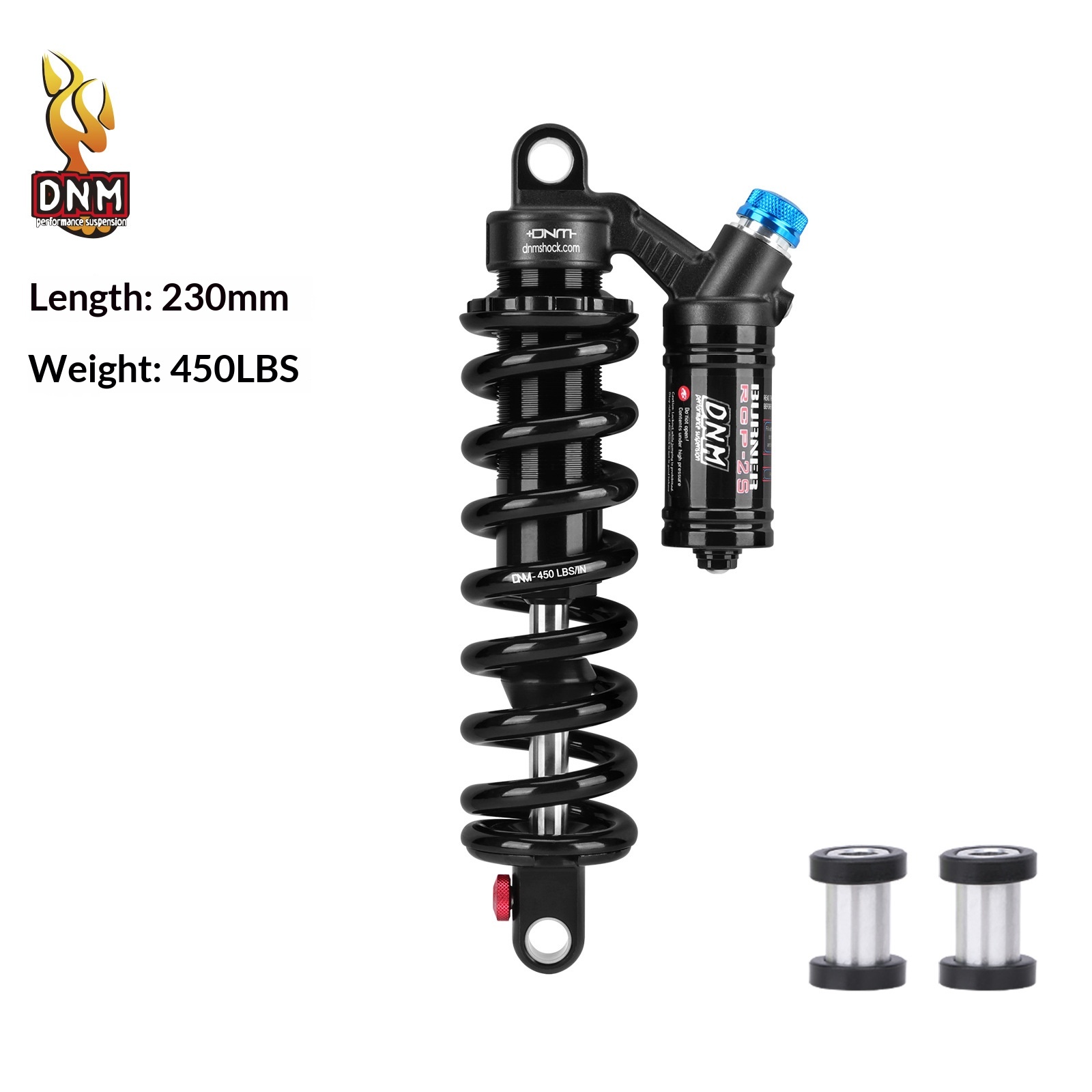 DNM RCP2S Coil Rear Shock Absorber RCP2S 190/200/210/220/230/240/265mm for MTB E-Bike Electric Motorcycle