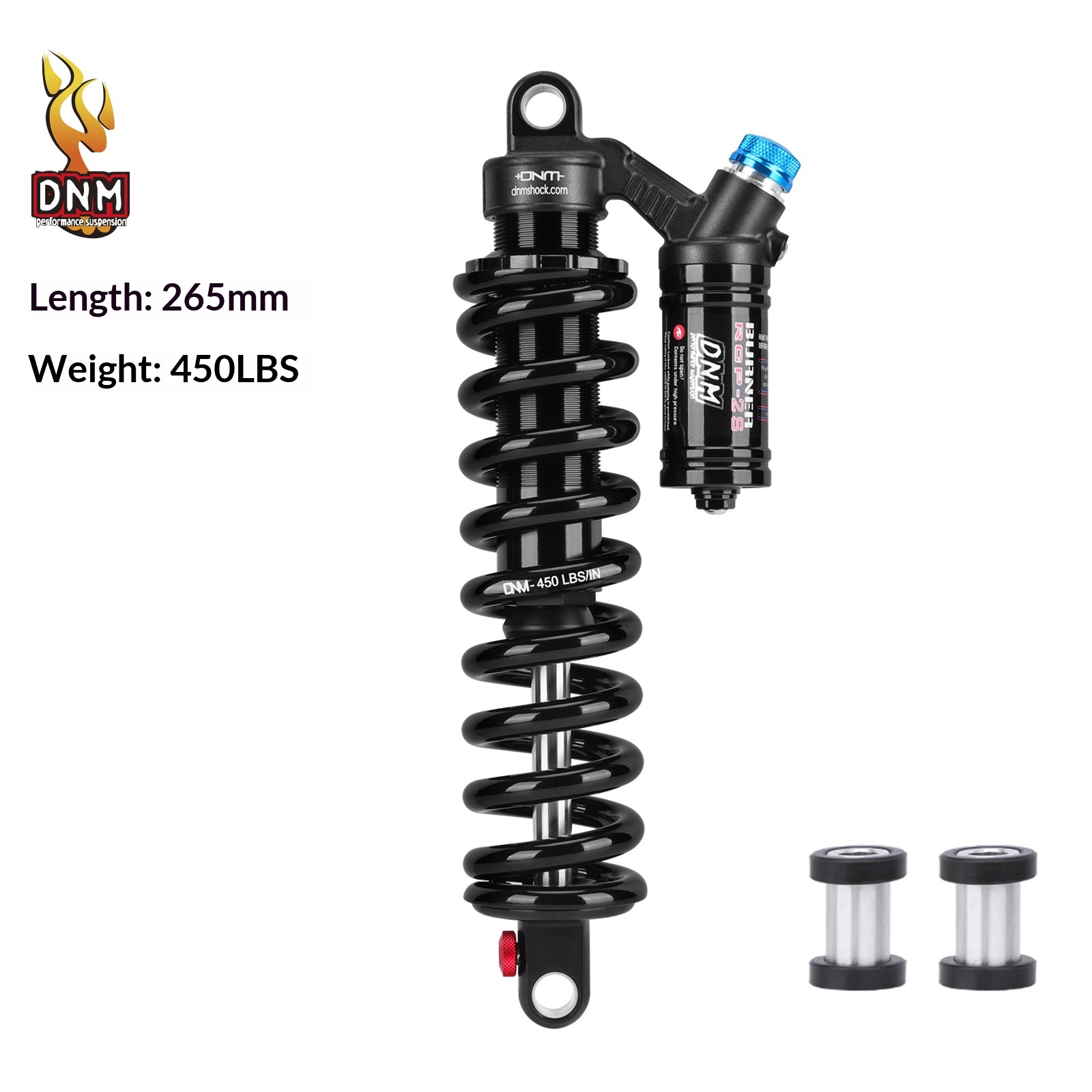 DNM RCP2S Coil Rear Shock Absorber RCP2S 190/200/210/220/230/240/265mm for MTB E-Bike Electric Motorcycle