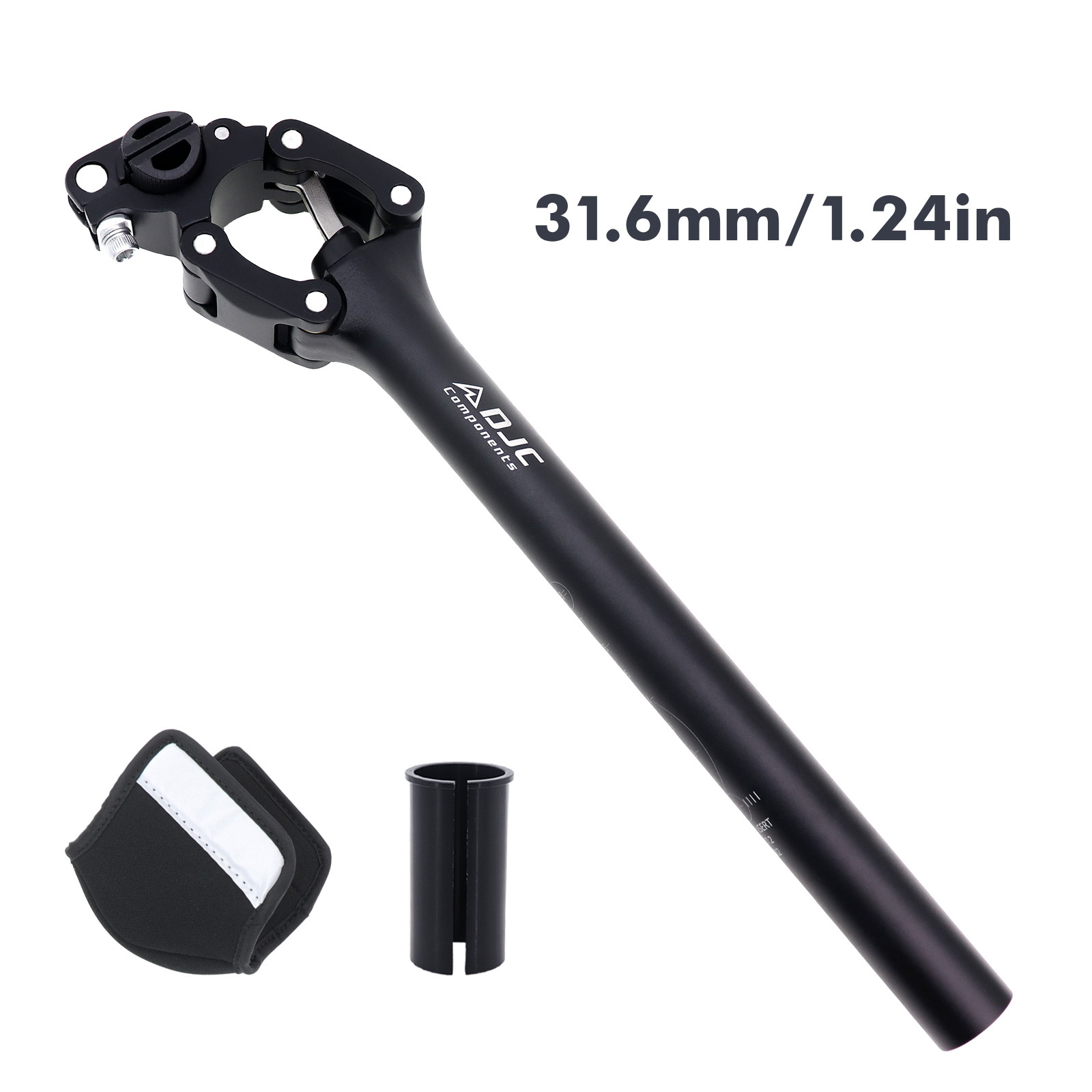 DJC Components Bike Suspension Seatpost Parallel Shock Absorber Parallelogram Bicycle Seat Post 28.6 30.1 30.4 30.9 31.6 MTB CX DH