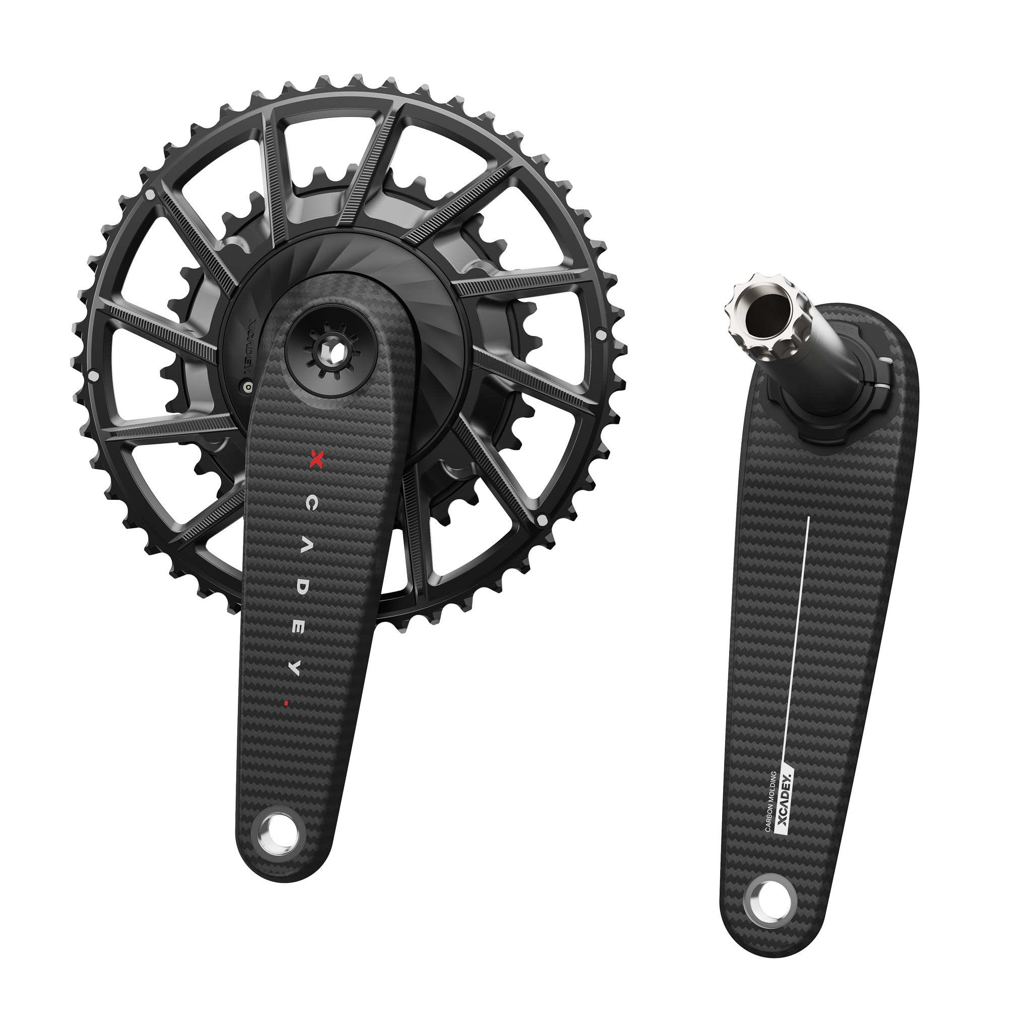 XCADEY VENTUS-XPOWER Carbon Power Meter Crankset – 110 BCD-4S