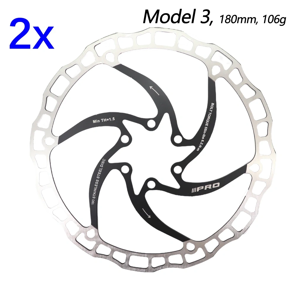 IIIPRO Bike disc brake oil slick balck red stainless steel MTB road bike 160 180 203 rainbow lightweight 6 bolts G3 rotor ipro