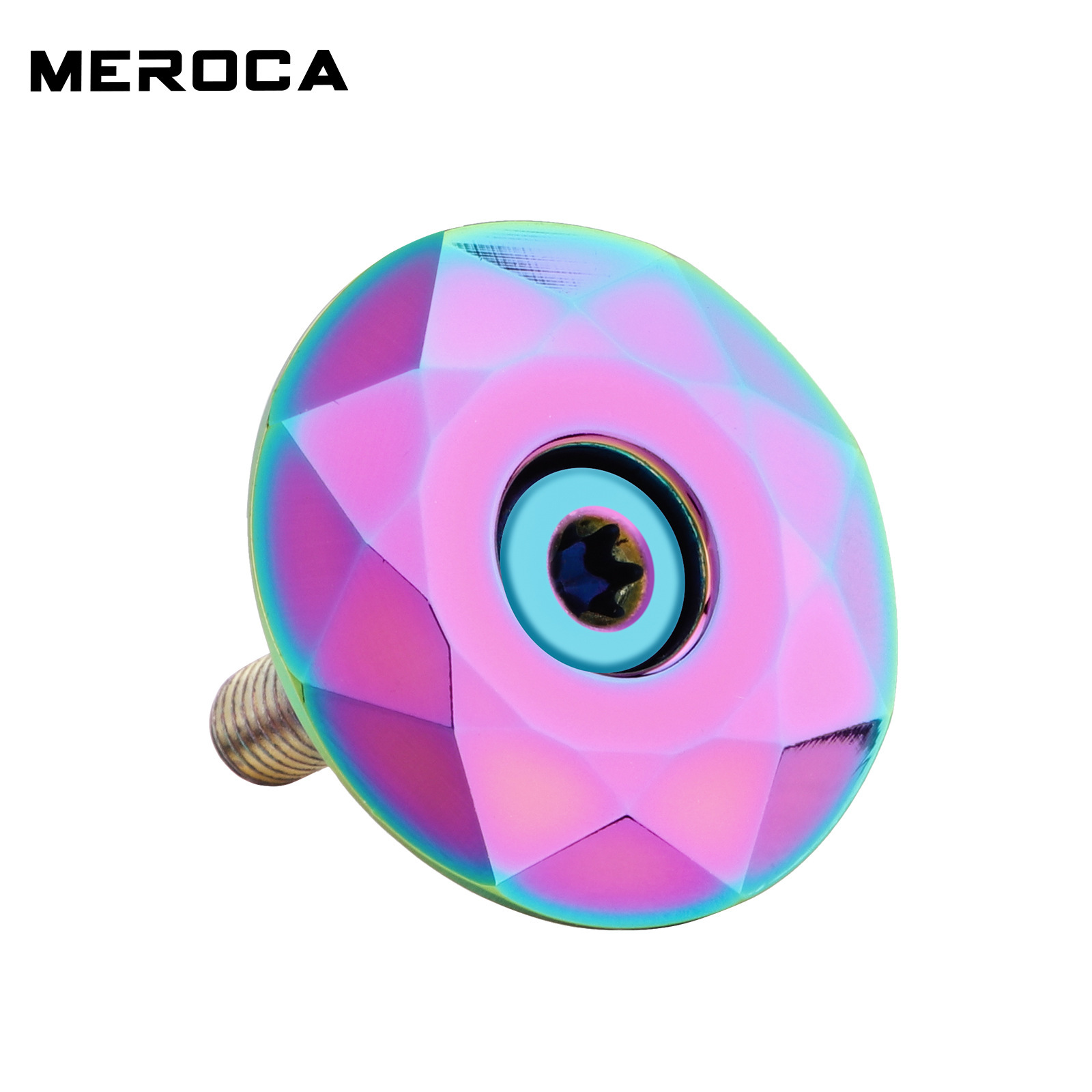 Meroca Bicycle Headset Top Cover MTB Road Bike Aluminum Alloy Aeadset Bicycle Accessories