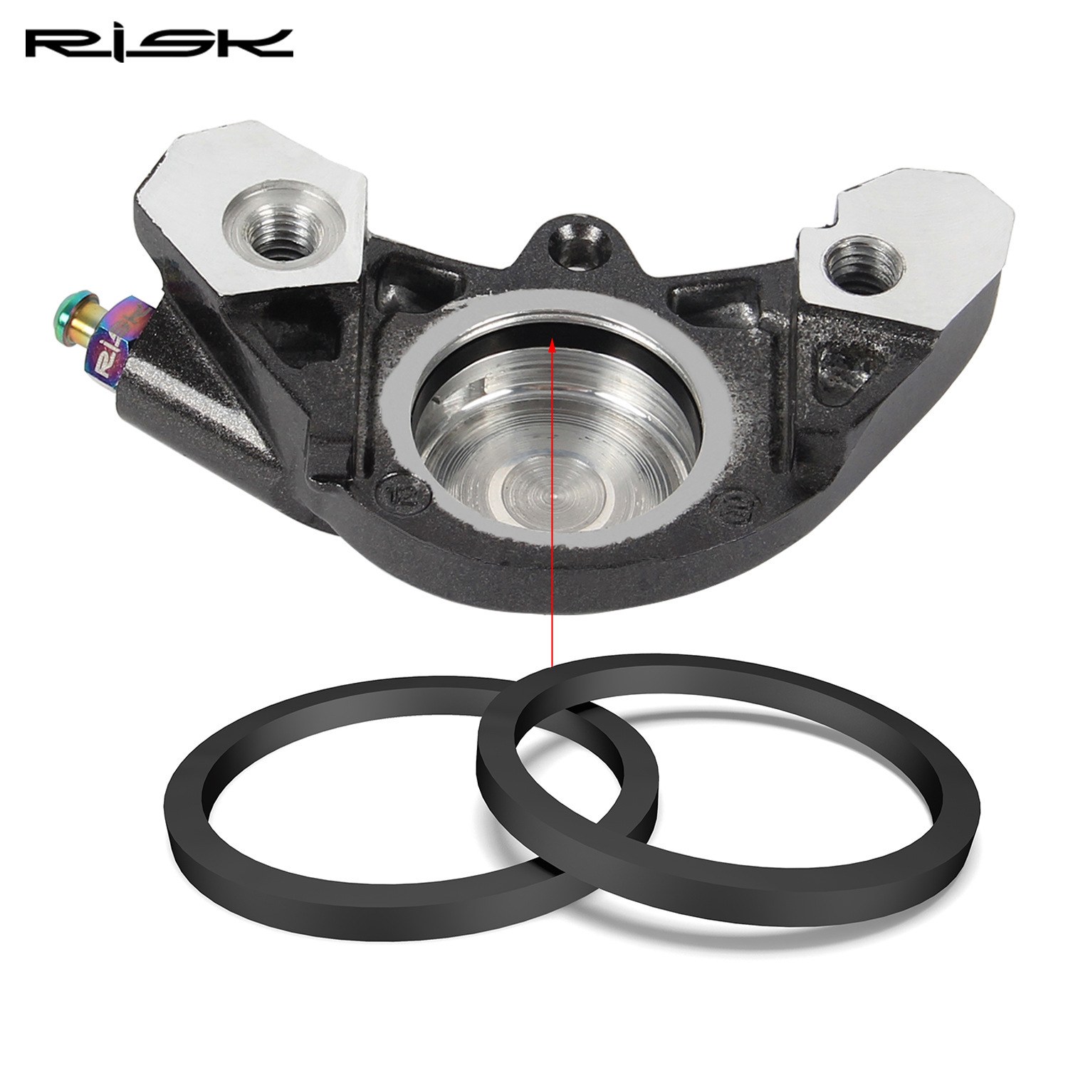 RISK Mountain/Road Bike Disc Brake Caliper Seal O-ring Brake Piston Seal XT Repair Part SLX