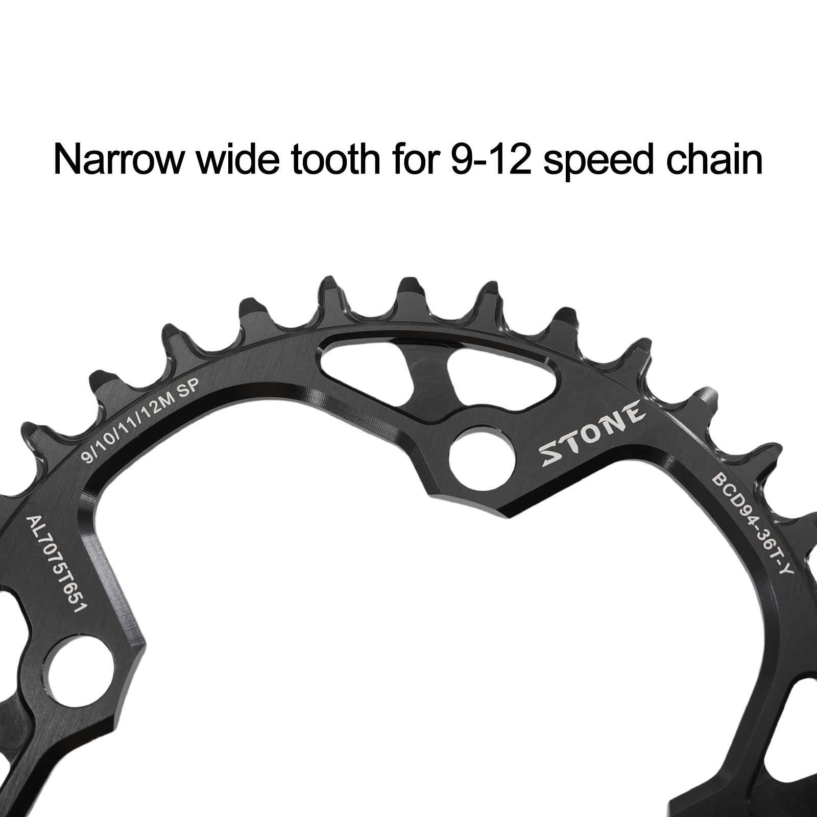 Stone 94BCD Round Chainring 32T 34T 36T 38T 40T 42T Cycling MTB Bike Chainwheel Tooth Plate for Sram NX GX X1 K-Force 94 bcd