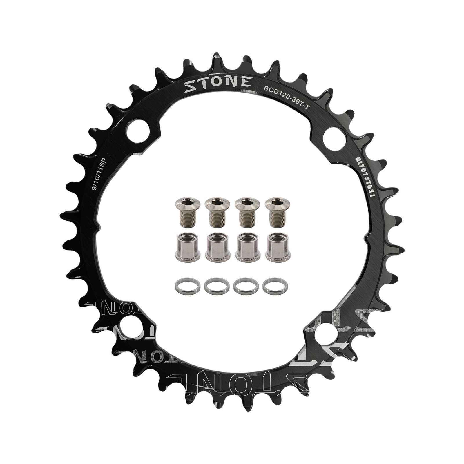 Stone Bike Oval Chainring 120BCD 36t 38T 40T 42T 44 46T 48 50T Road MTB Bike Chainwheel Tooth Plate for Sram XX X9 120 bcd