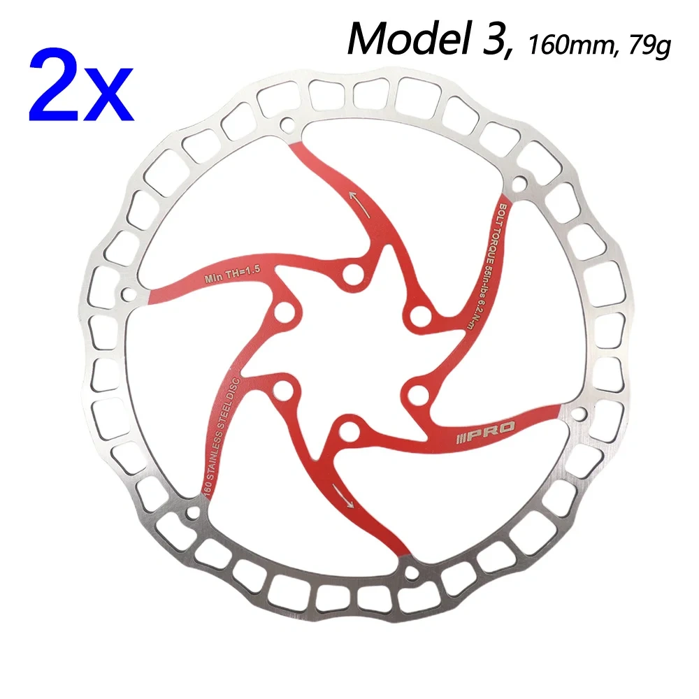 IIIPRO Bike disc brake oil slick balck red stainless steel MTB road bike 160 180 203 rainbow lightweight 6 bolts G3 rotor ipro